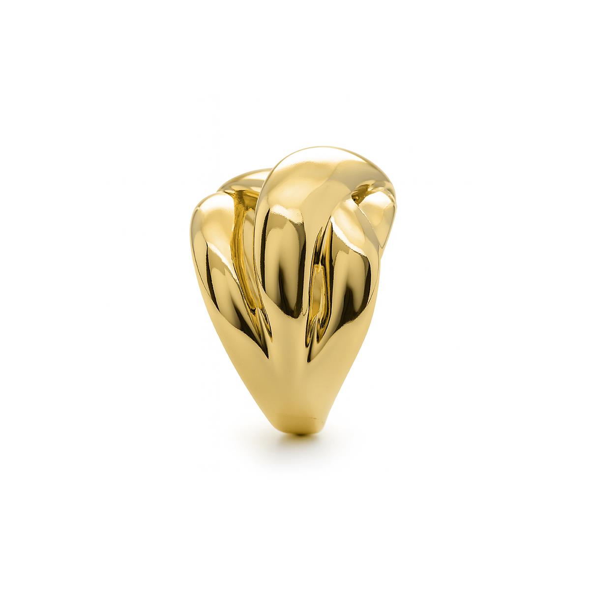 18k yellow gold plated ring - Xolit