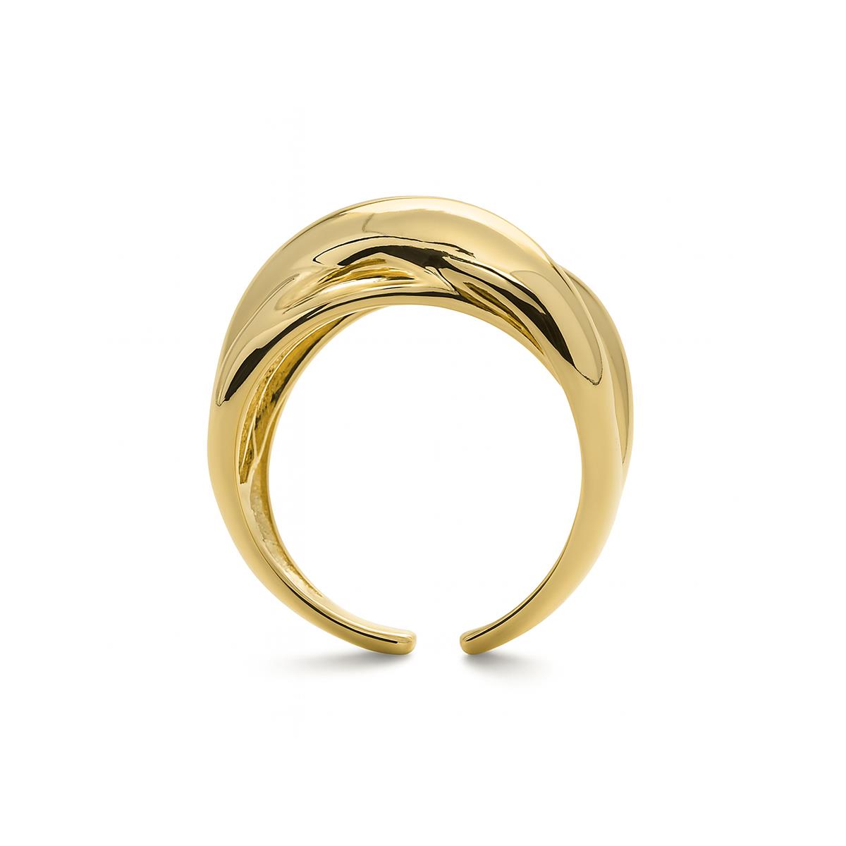 18k yellow gold plated ring - Xolit