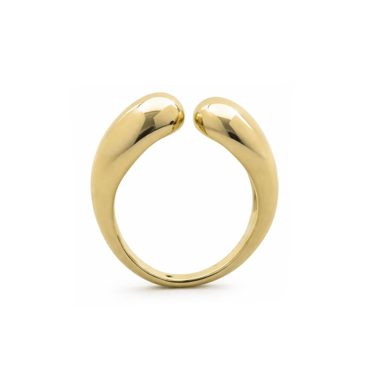 18k yellow gold plated ring - Bubty