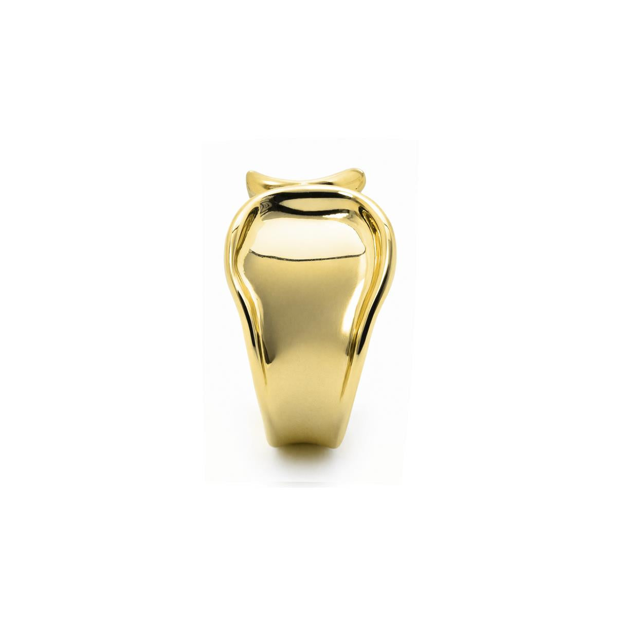 18k yellow gold plated ring - Kajaw