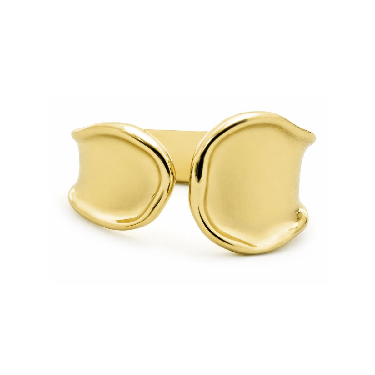 18k yellow gold plated ring - Kajaw