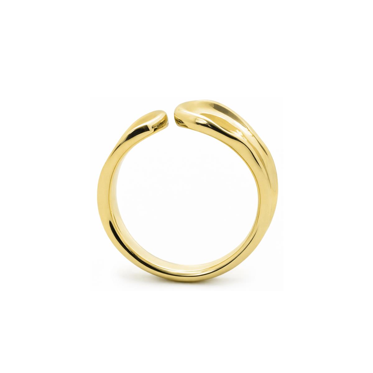 18k yellow gold plated ring - Kajaw