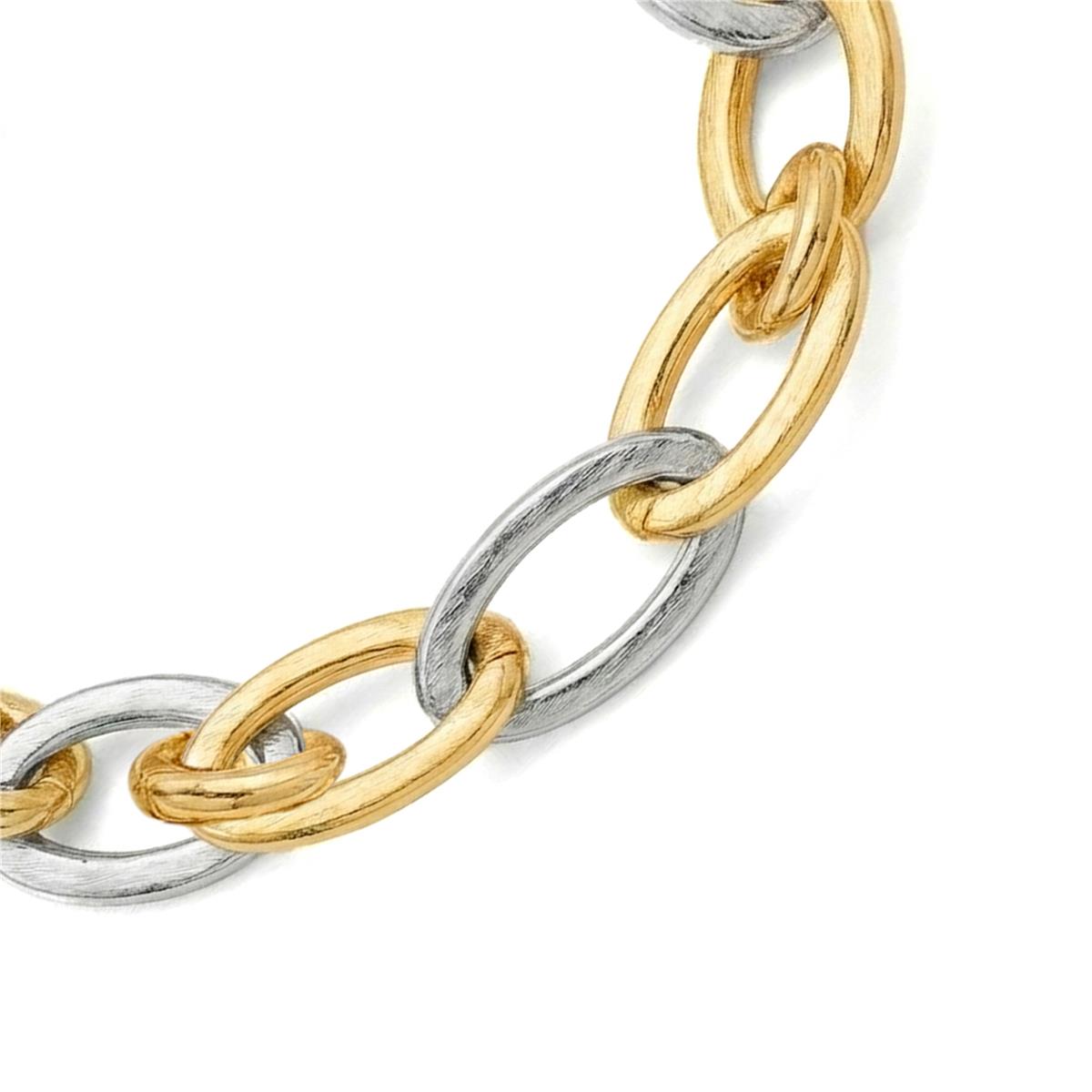 Pulsera acabado en oro amarillo de 18k - Adelky