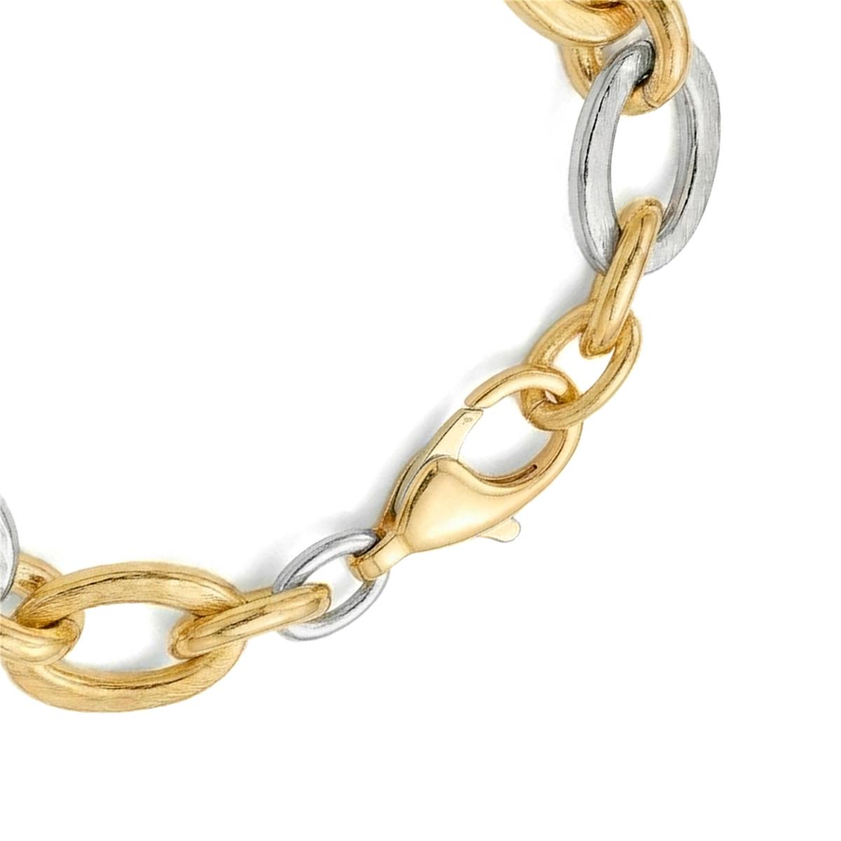 Pulsera acabado en oro amarillo de 18k - Adelky
