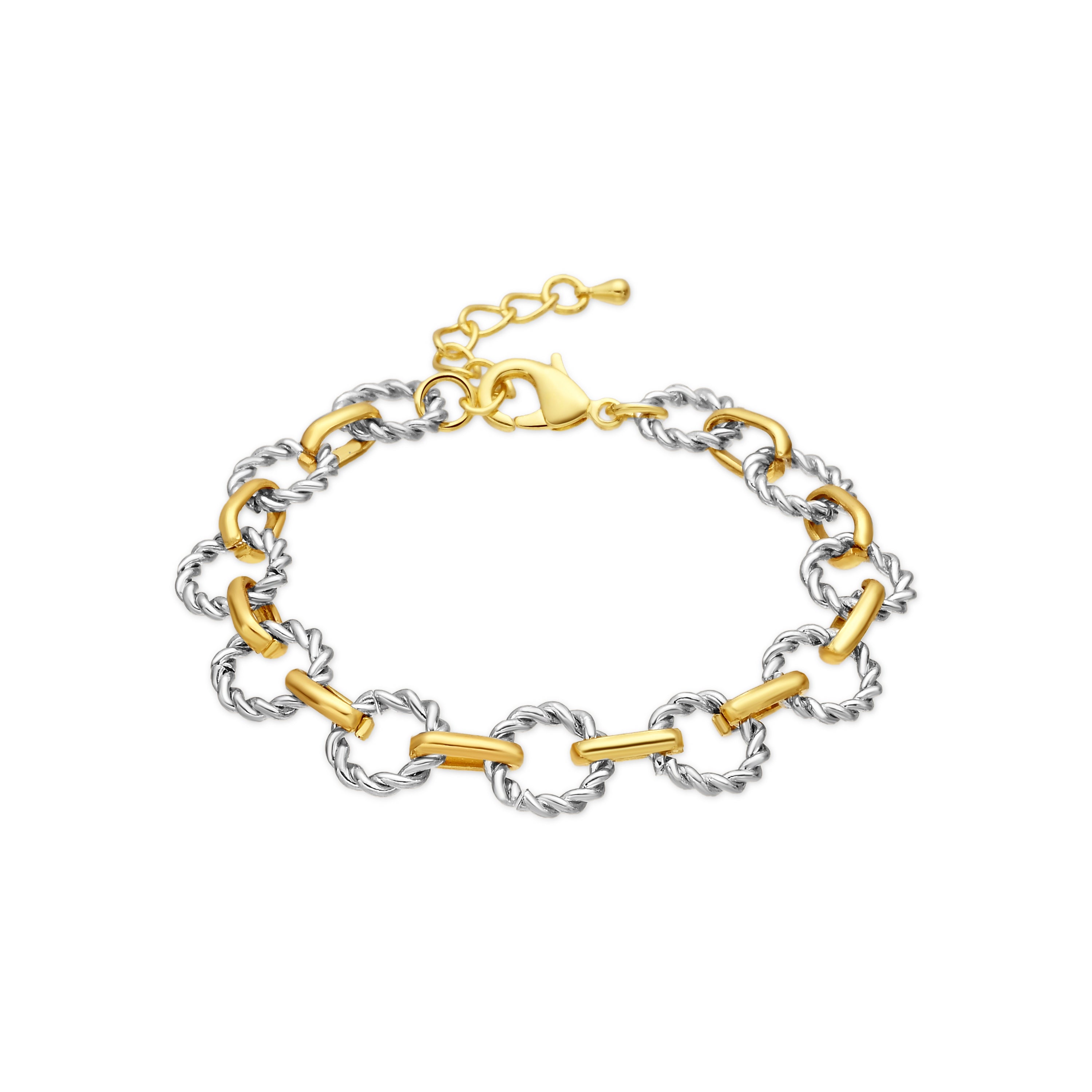 18k yellow gold-plated bracelet - Liona