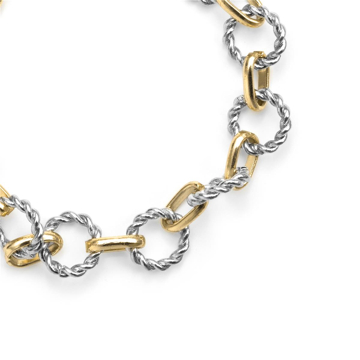 Pulsera acabado en oro amarillo de 18k - Liona