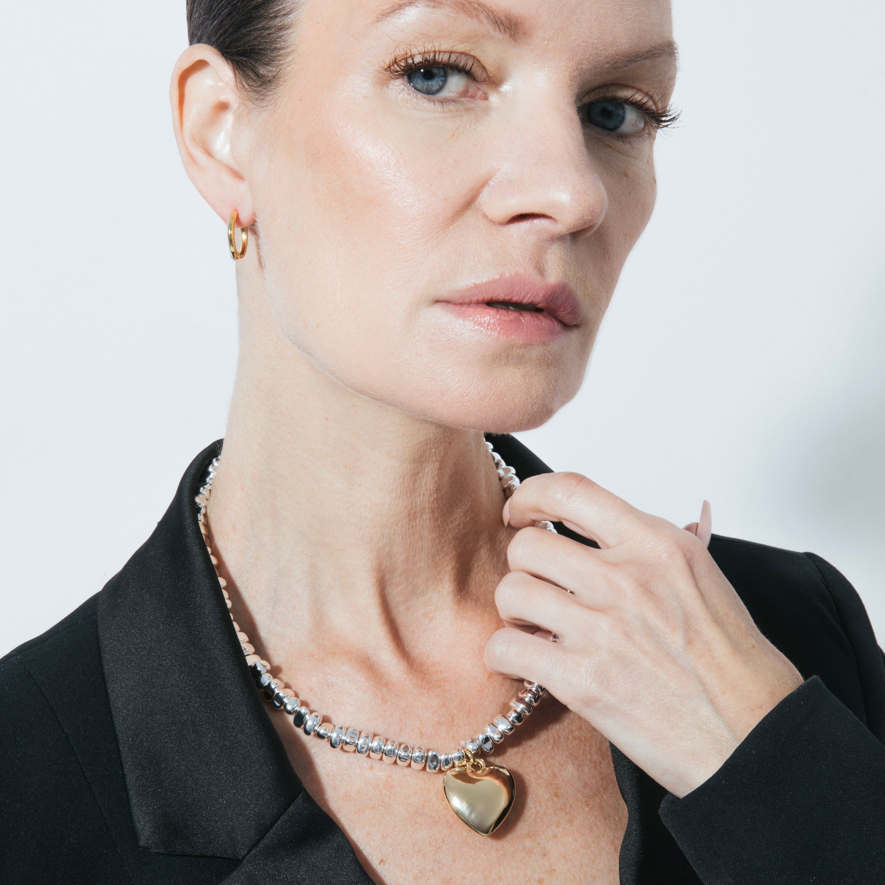 18k yellow gold-plated necklace - Norku