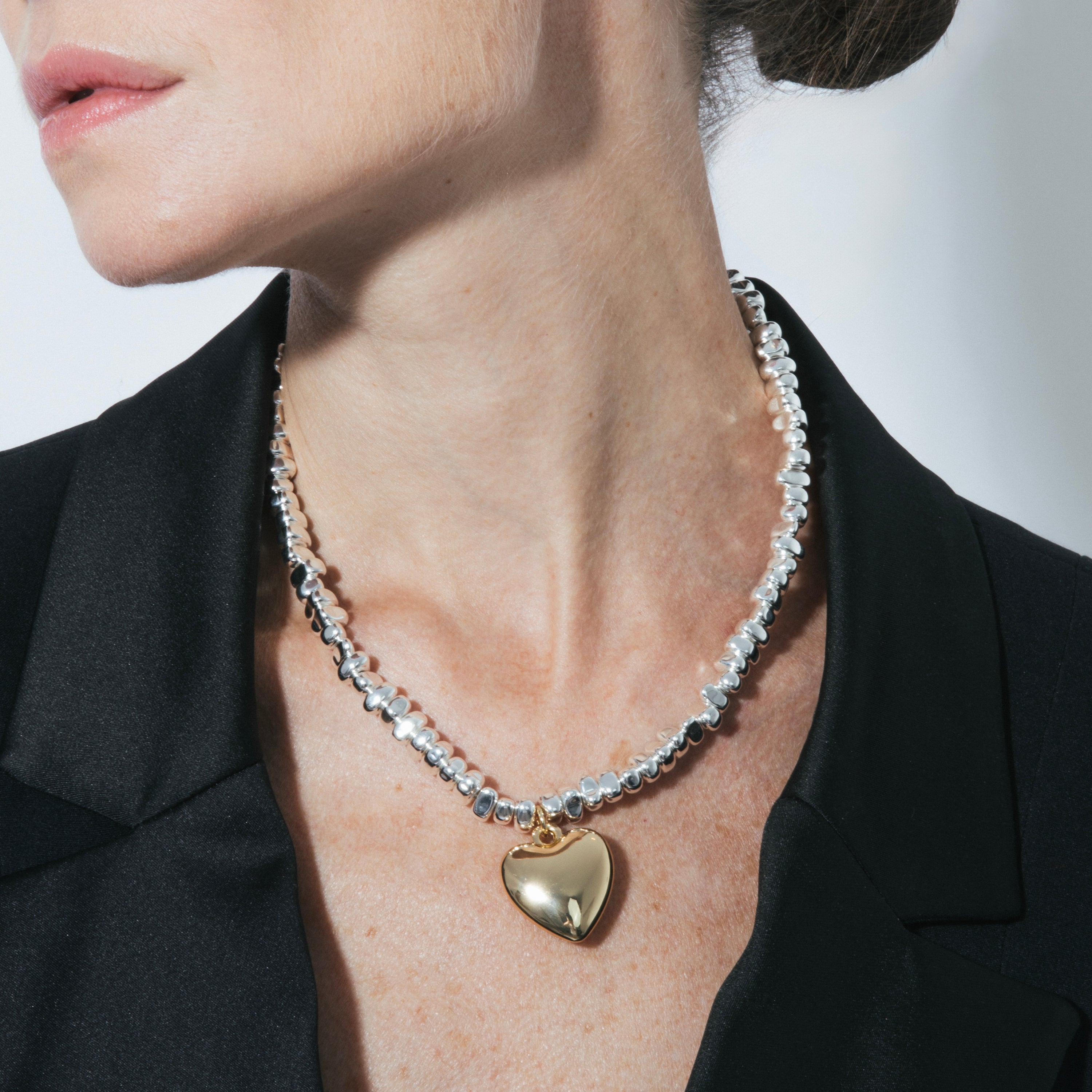 18k yellow gold-plated necklace - Norku
