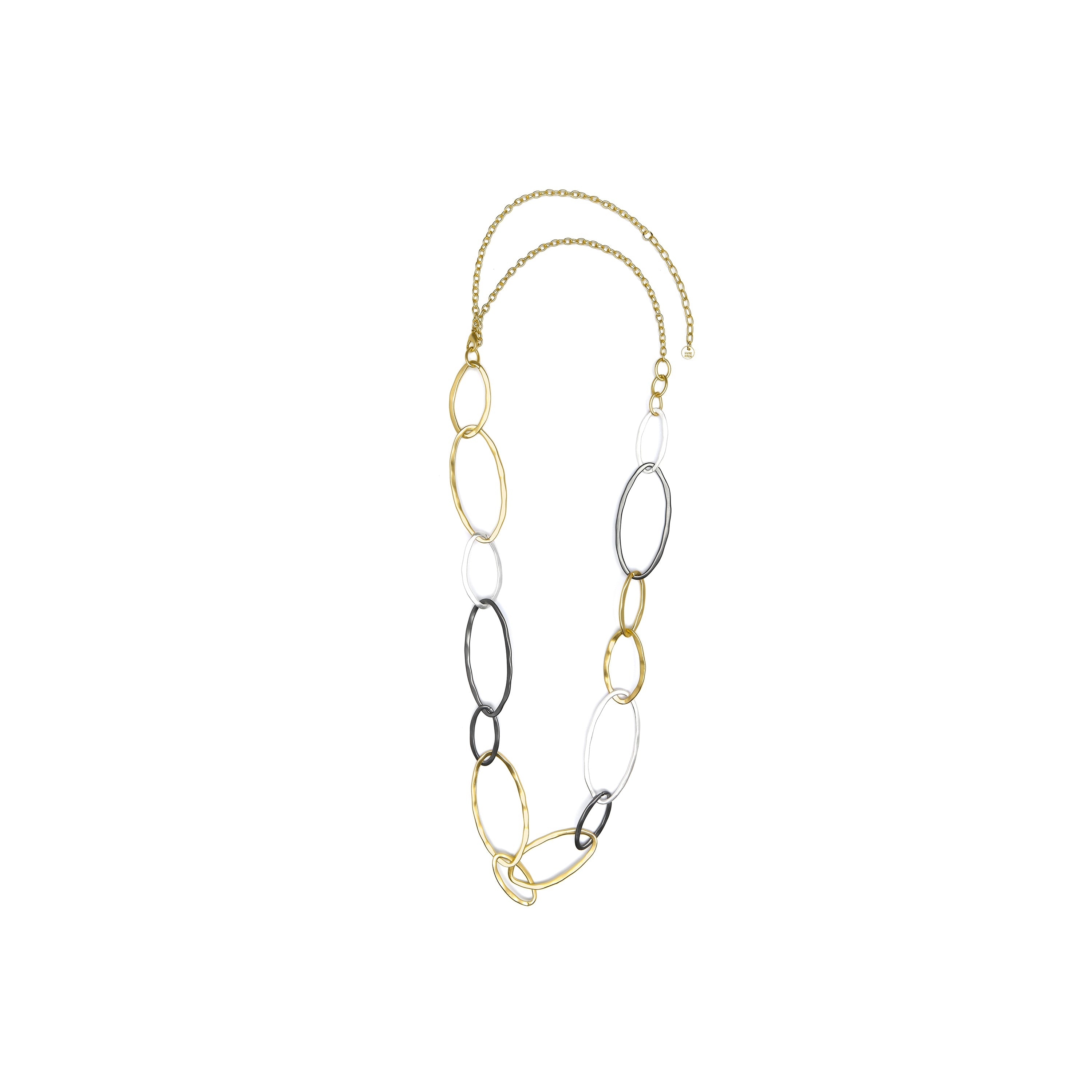 18k yellow gold finished necklace - Lingi