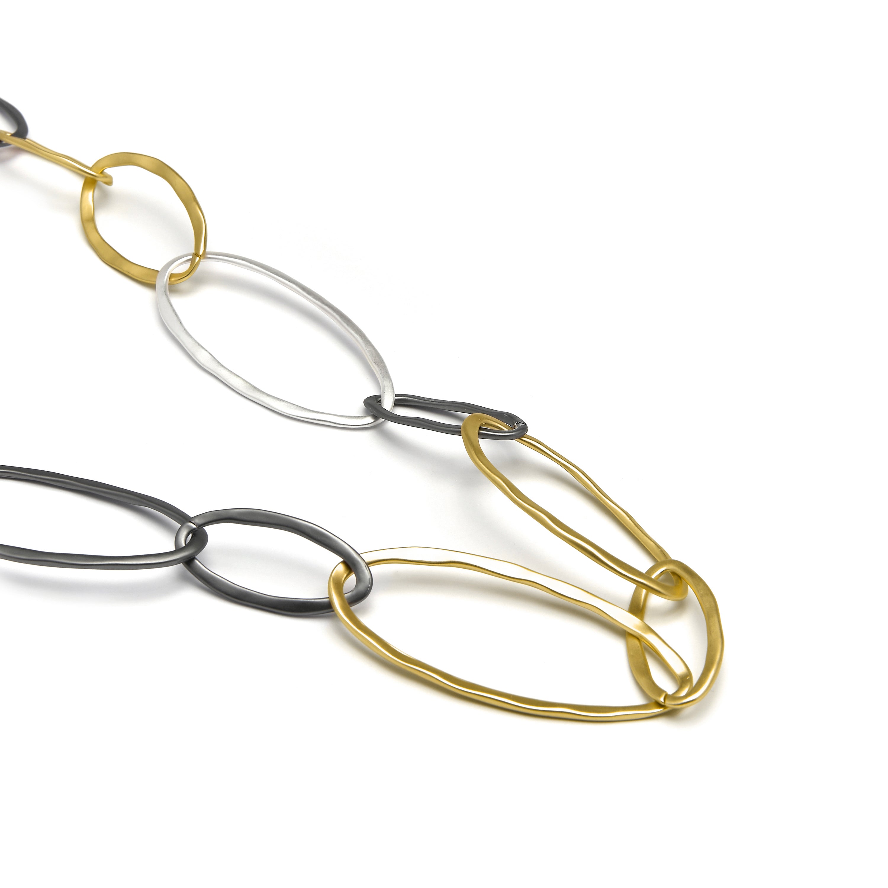 18k yellow gold finished necklace - Lingi