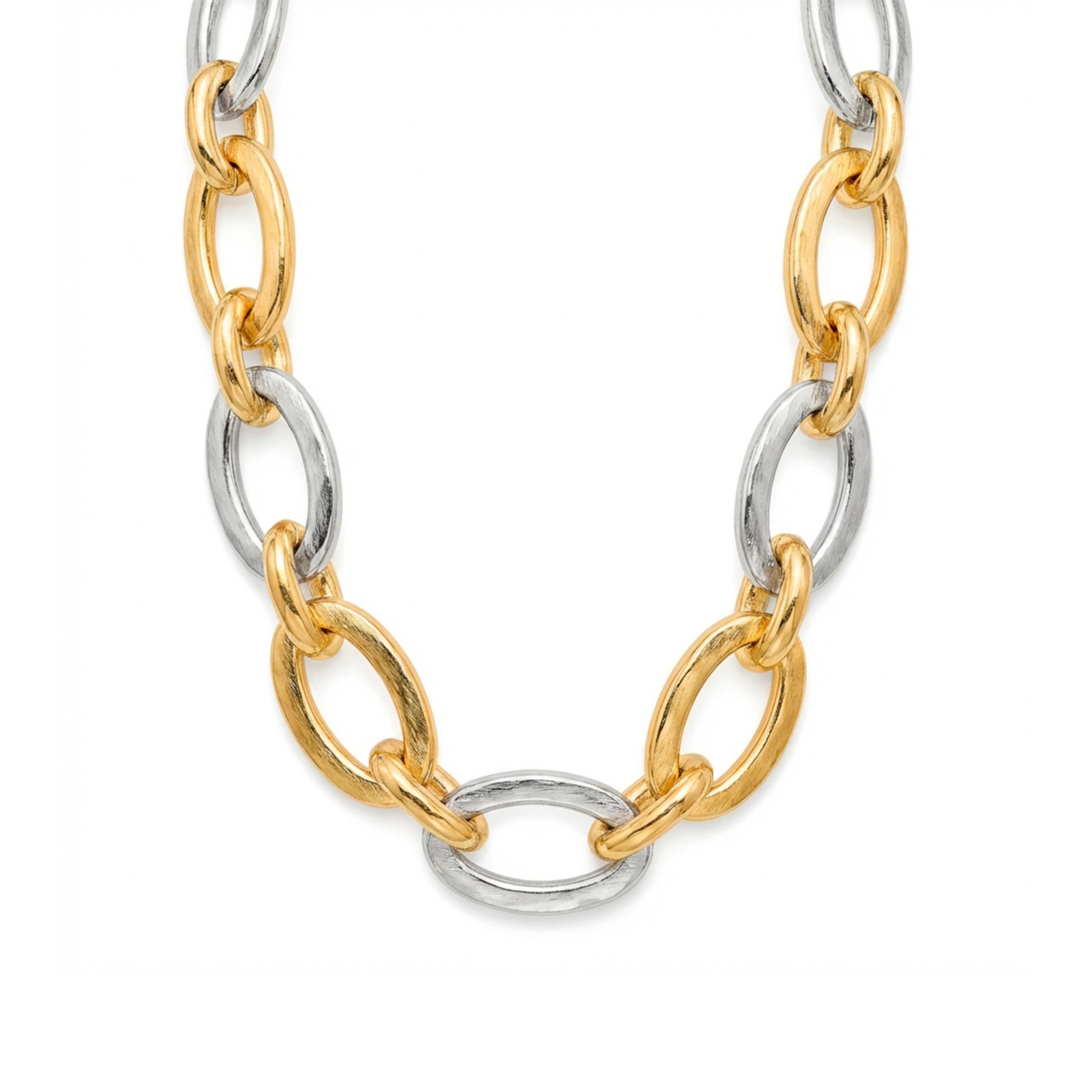 18k Yellow Gold-Plated Necklace - Adelky