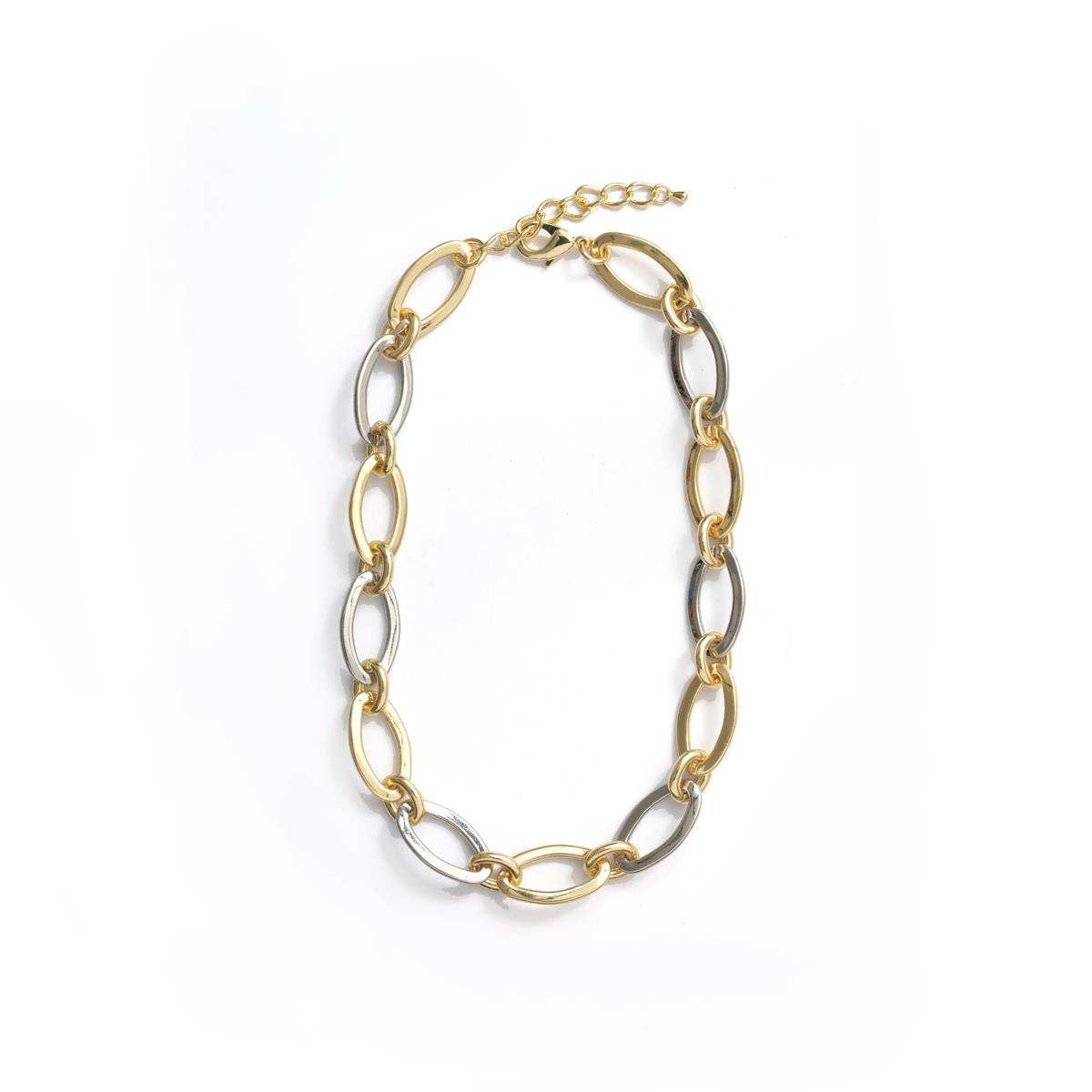 18k Yellow Gold-Plated Necklace - Adelky