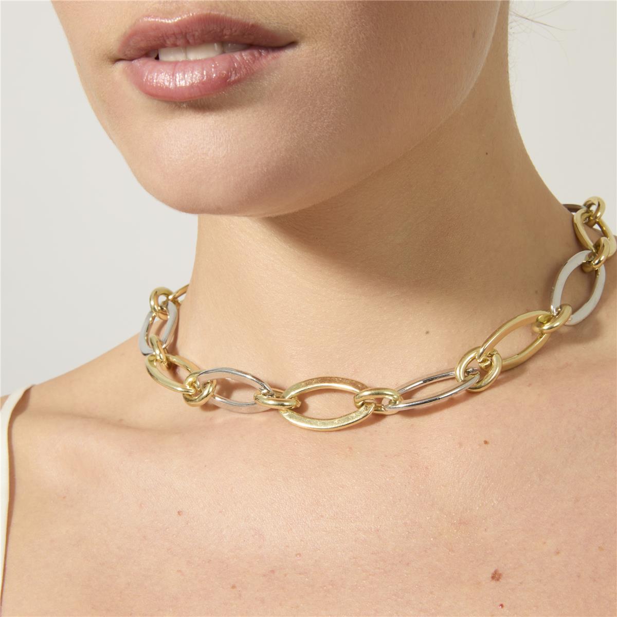 18k Yellow Gold-Plated Necklace - Adelky