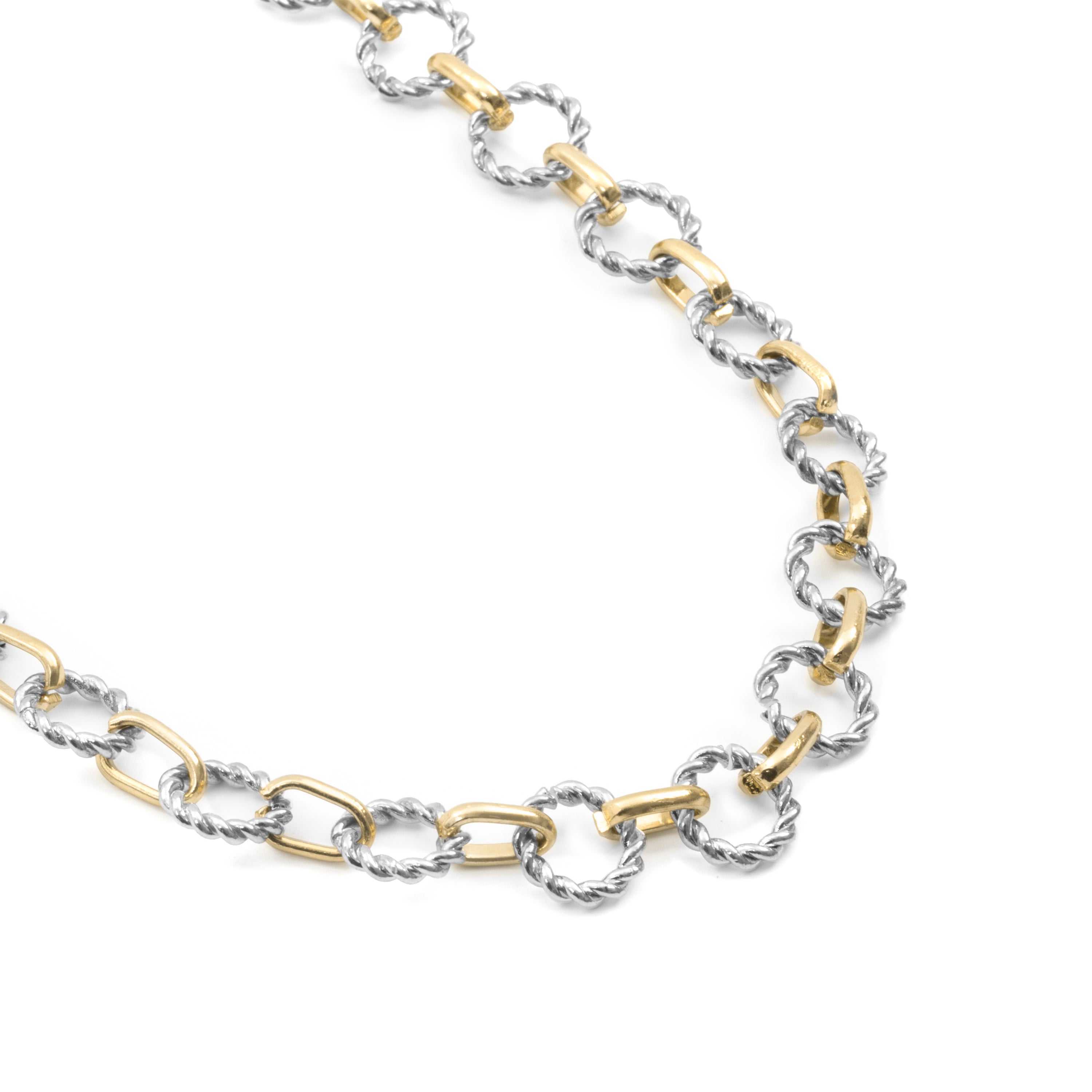 Collar acabado en oro amarillo de 18k - Liona
