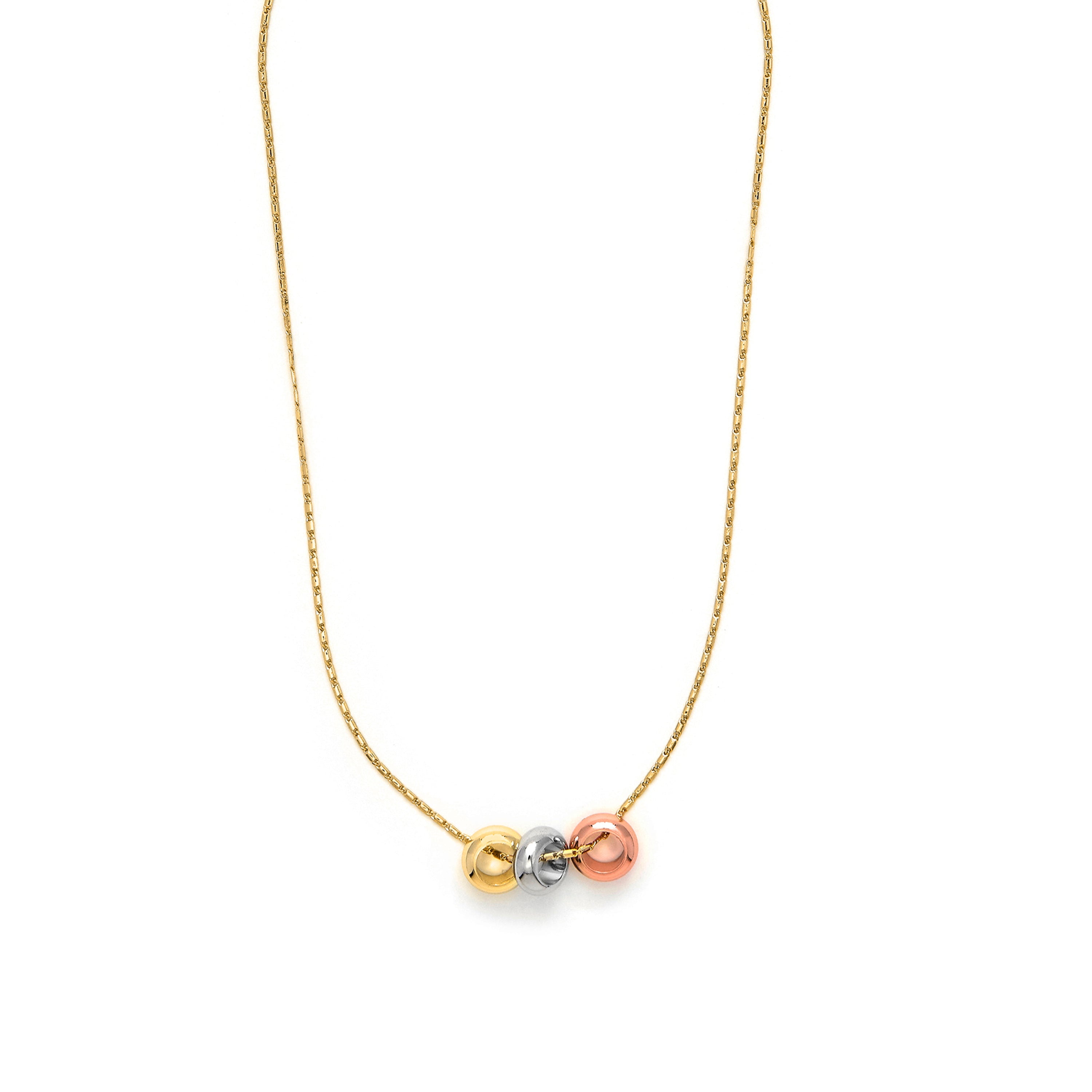 Set acabado plata, oro rosa y amarillo 18k - Khak