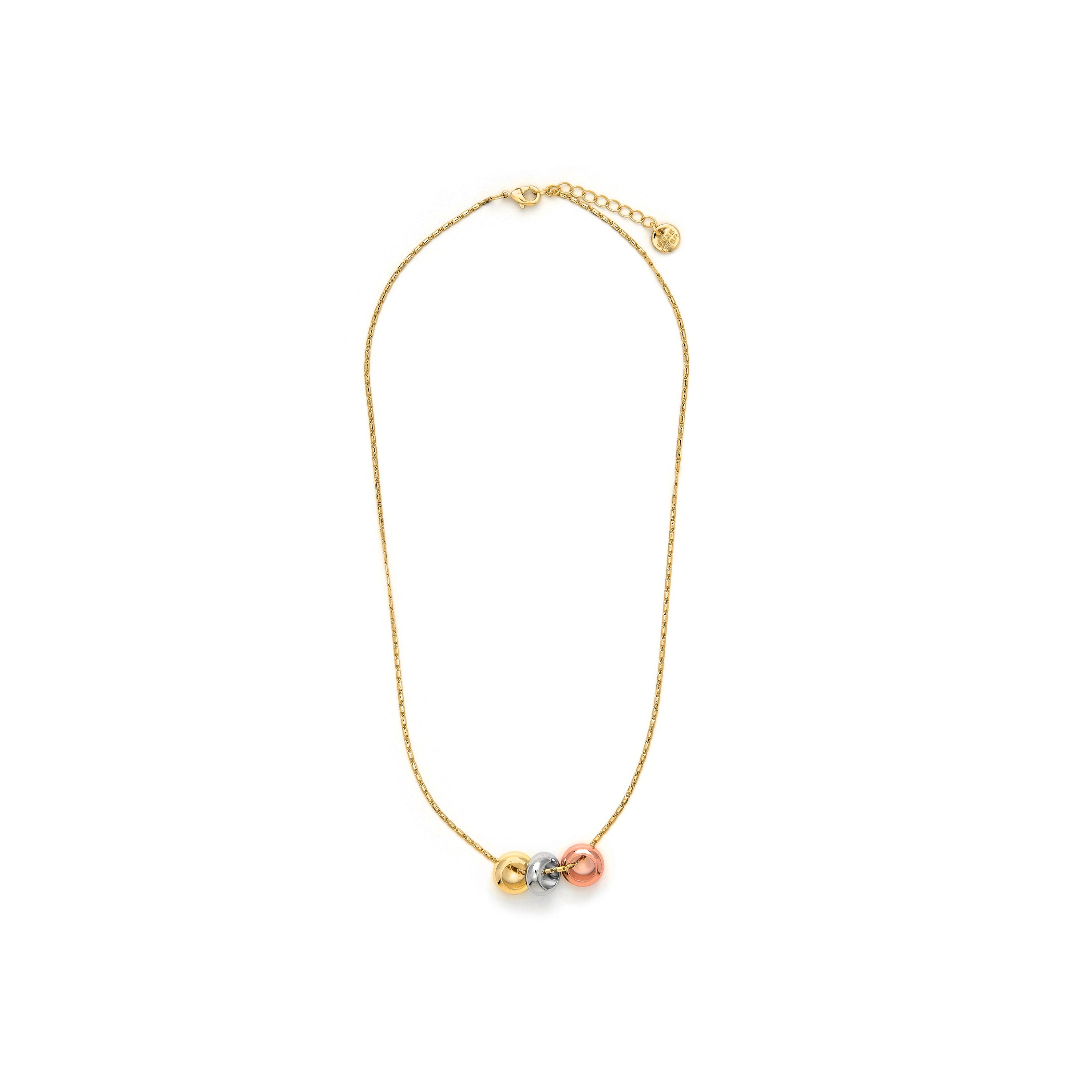 Set acabado plata, oro rosa y amarillo 18k - Khak