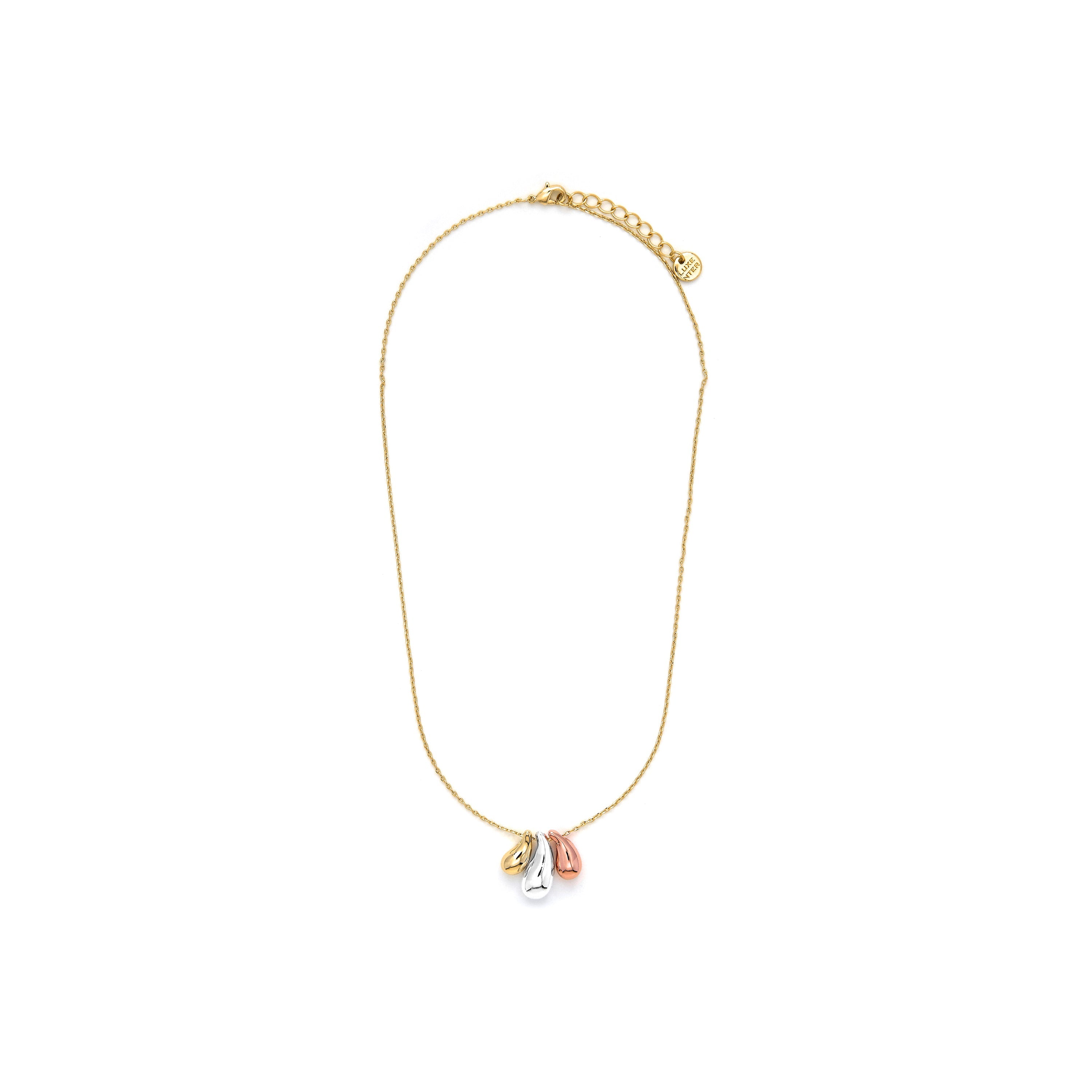 18k Rose Gold, Yellow Gold, and Silver-Finished Set - Necon