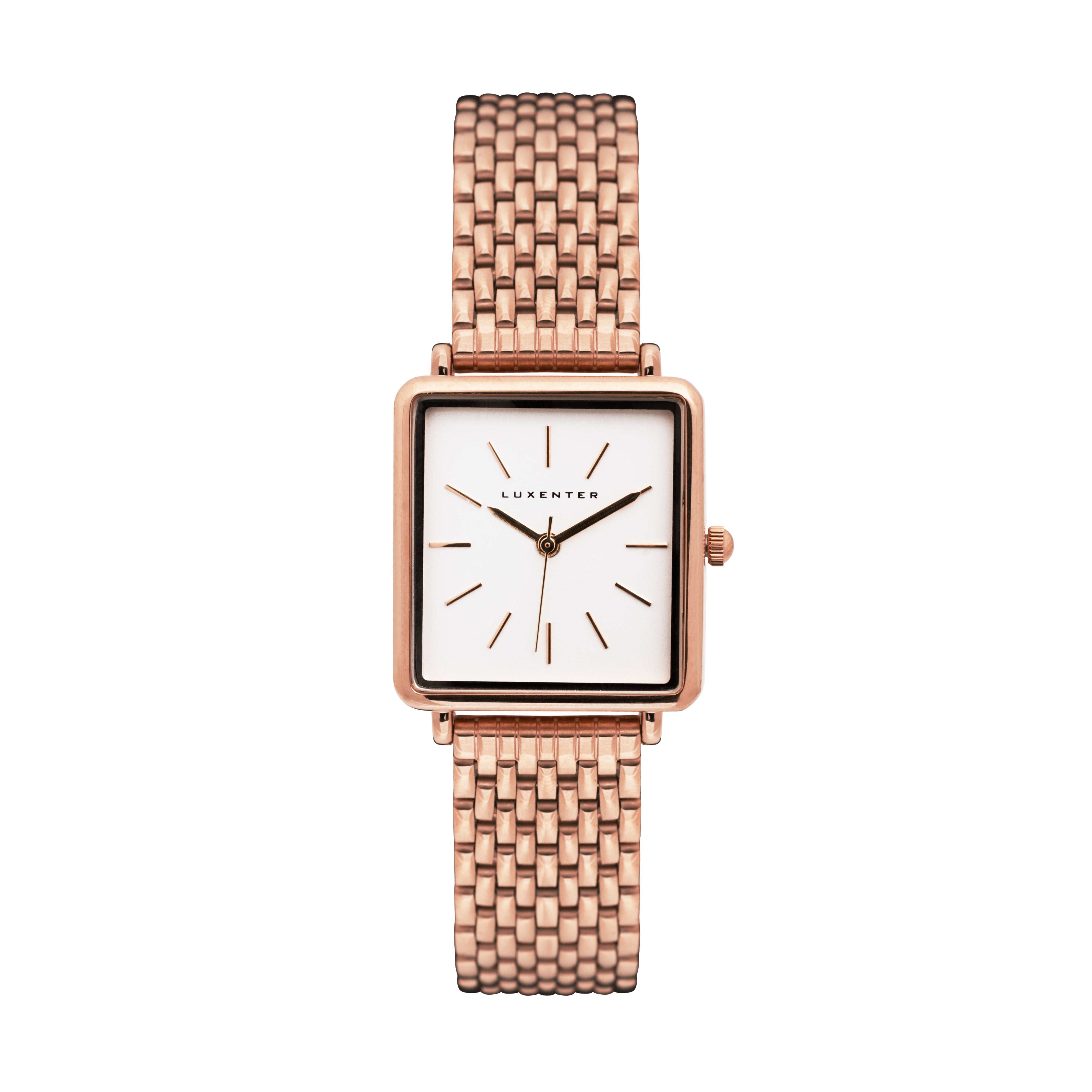 18K rose gold finished watch - Nika