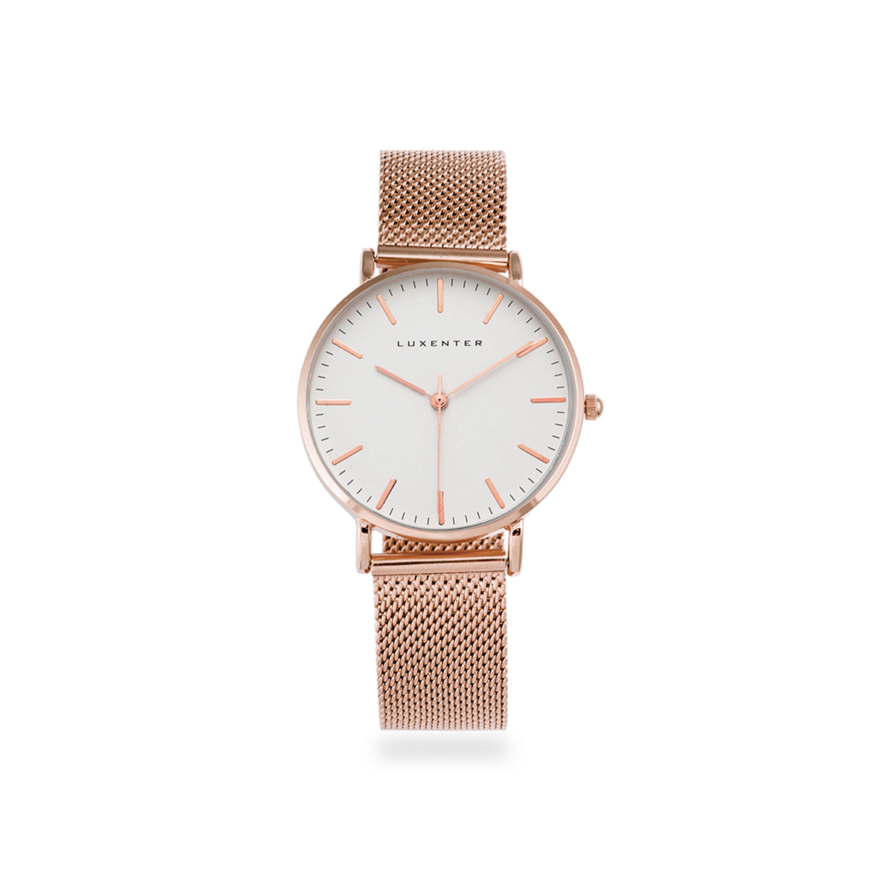 18K rose gold finish watch - Faraia