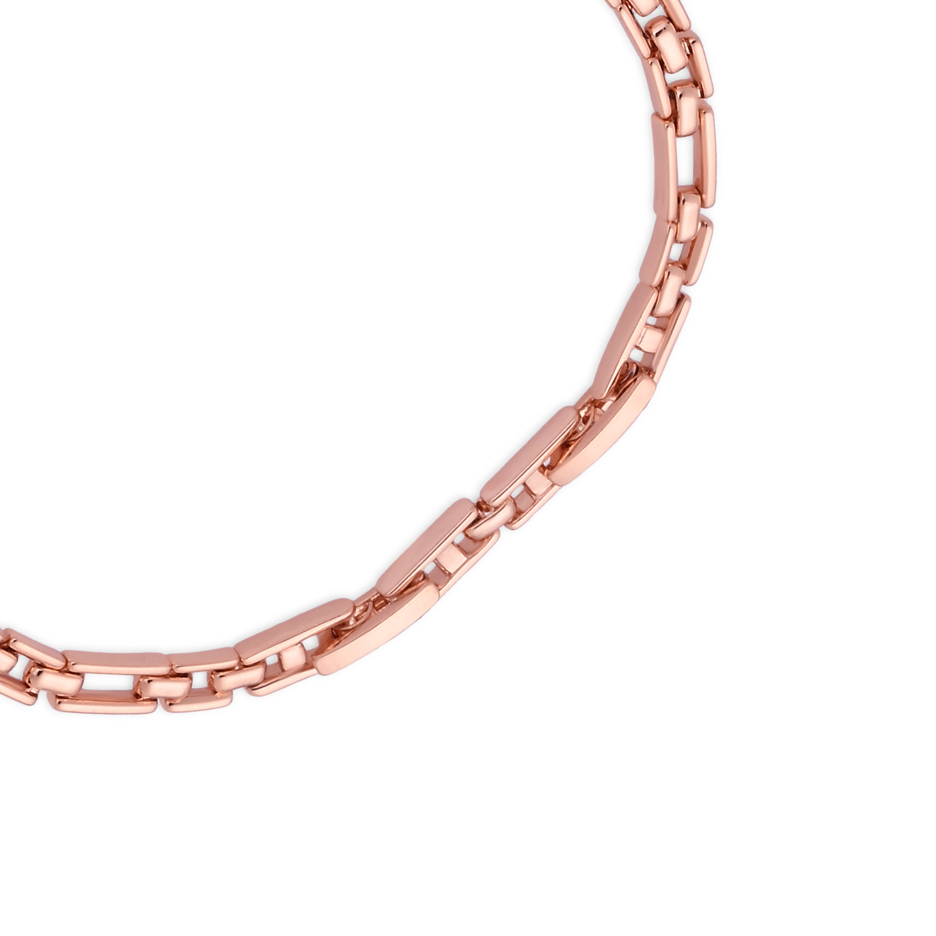 Multicolor Zirconia Bracelet with 18k Rose Gold Plating - Aimus