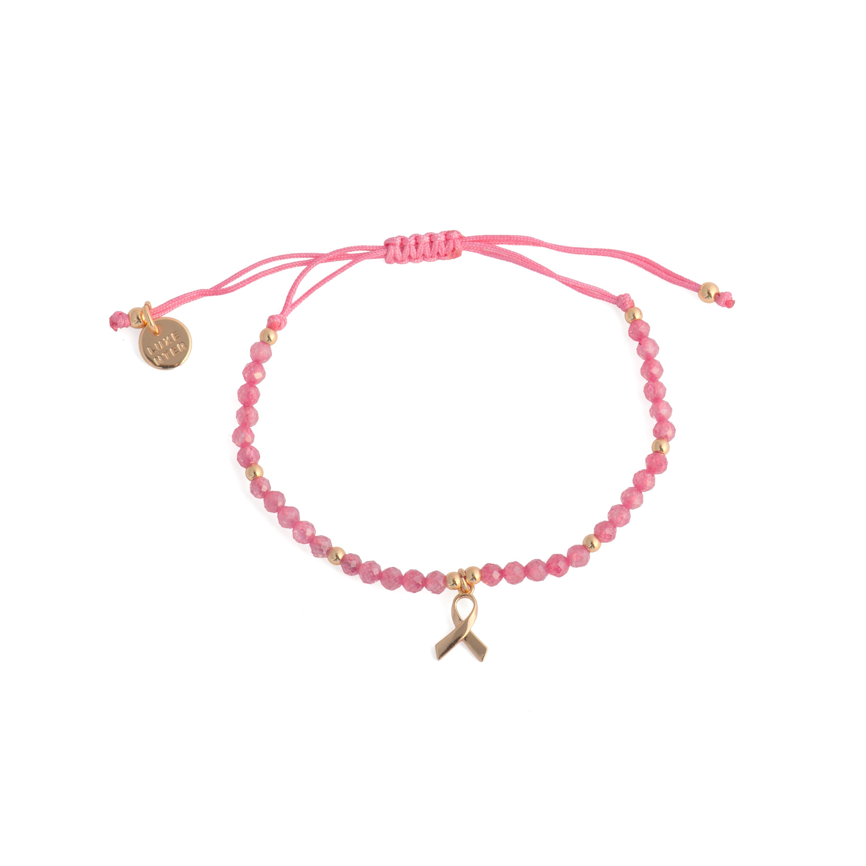 18k Rose Gold Finish Bow Bracelet