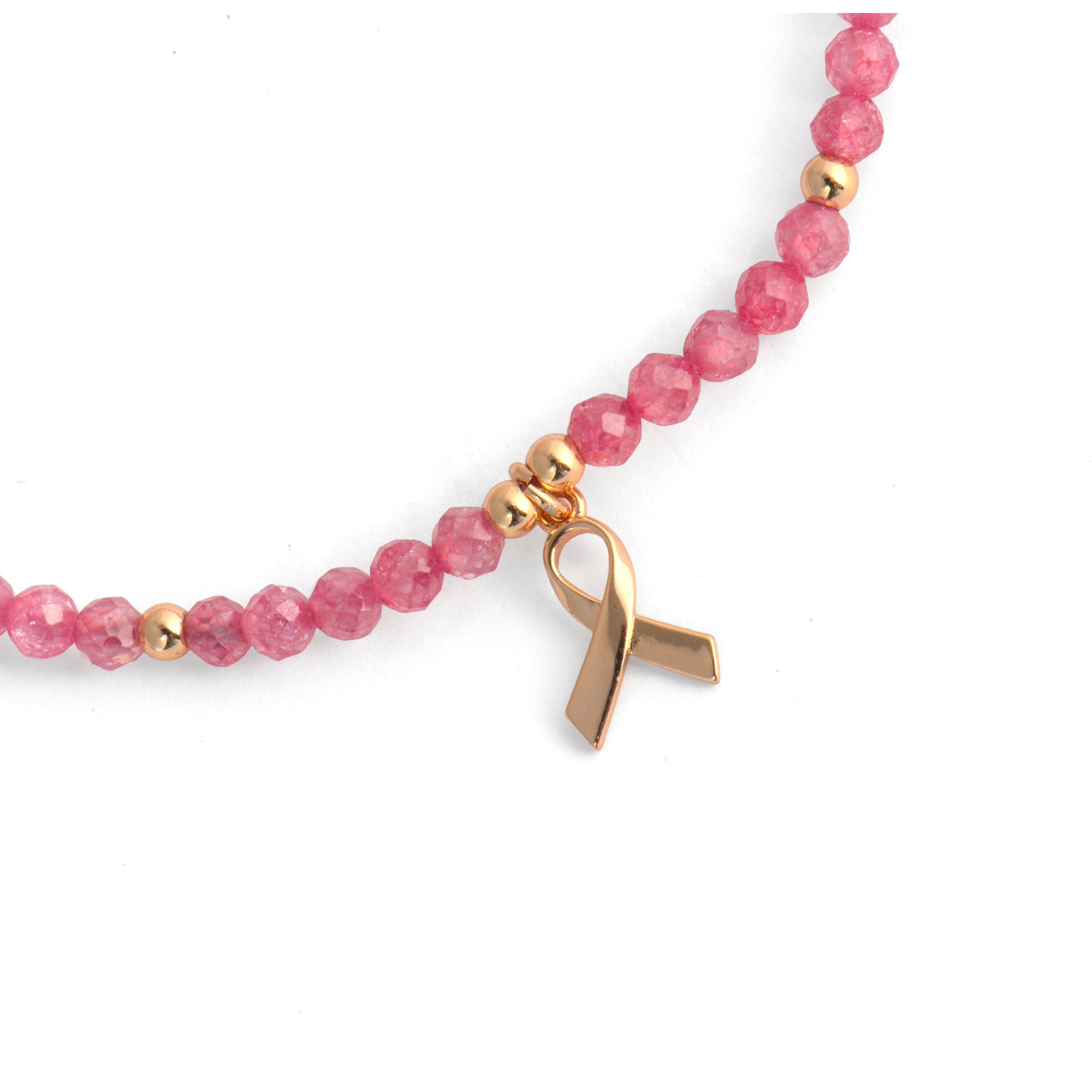 18k Rose Gold Finish Bow Bracelet