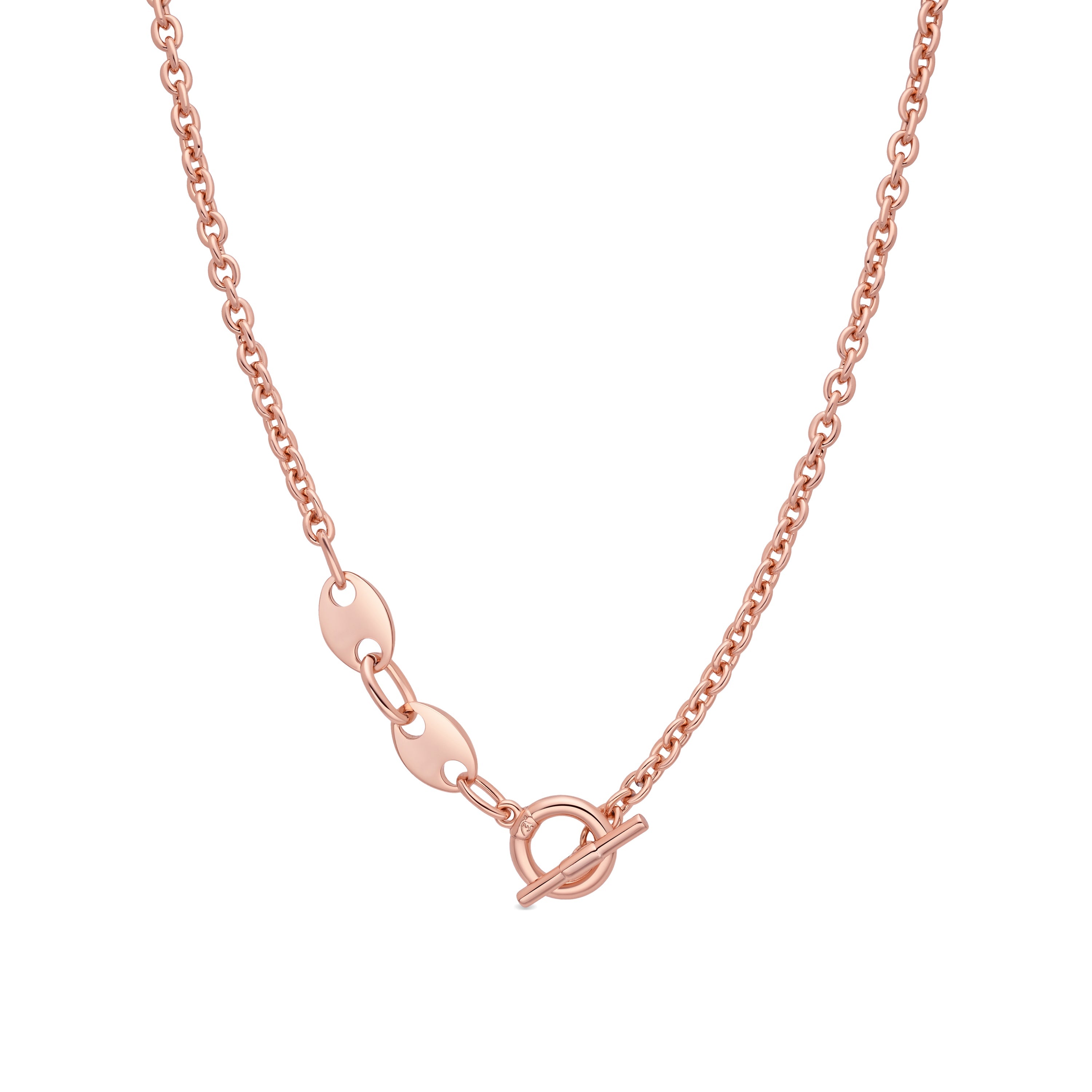 18k rose gold plated necklace - Rocain