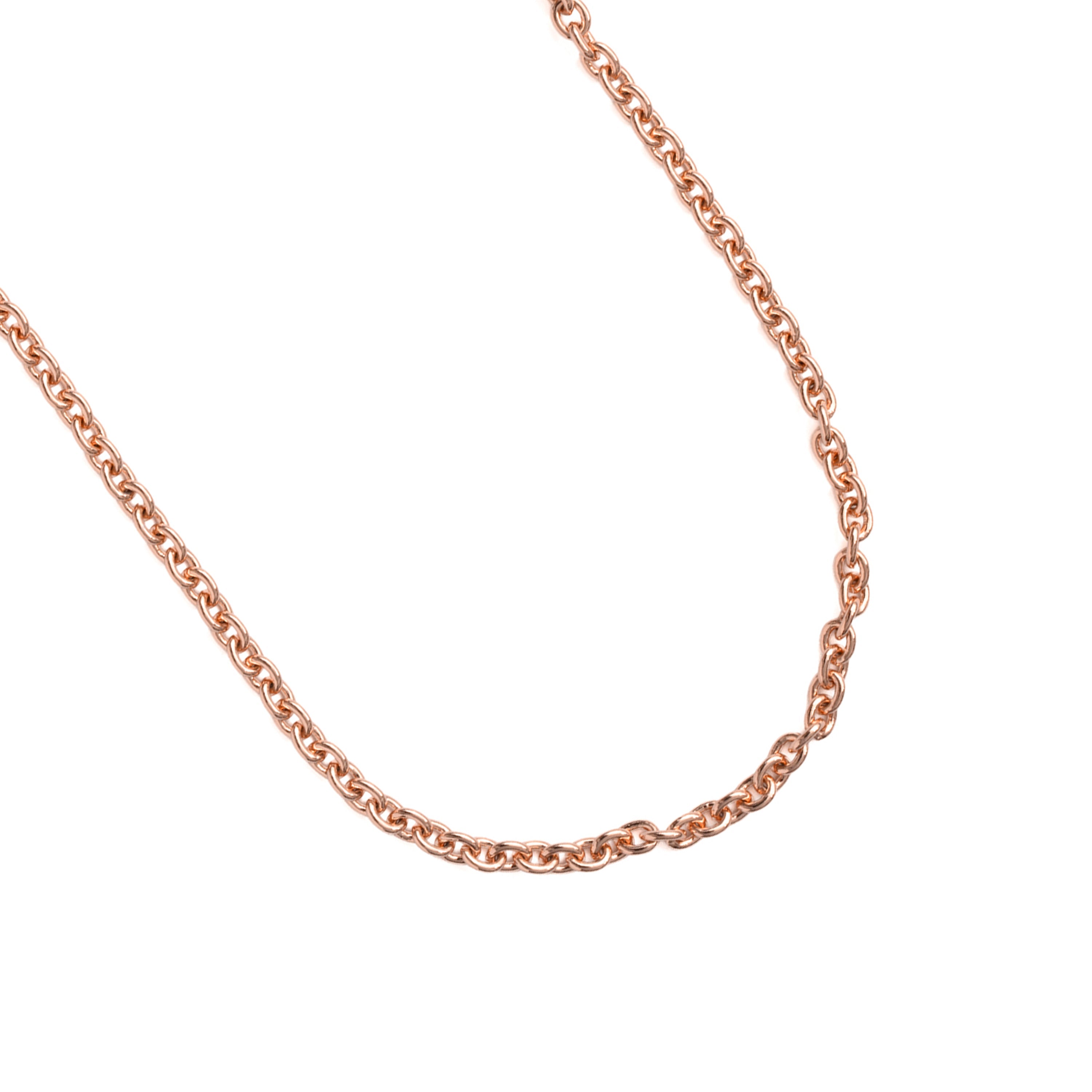 18k rose gold plated necklace - Rocain