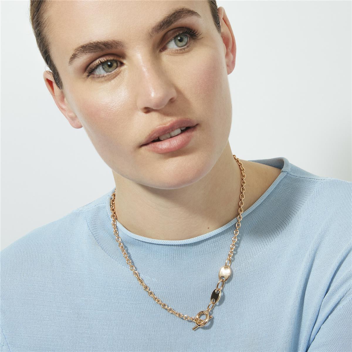 18k rose gold plated necklace - Rocain