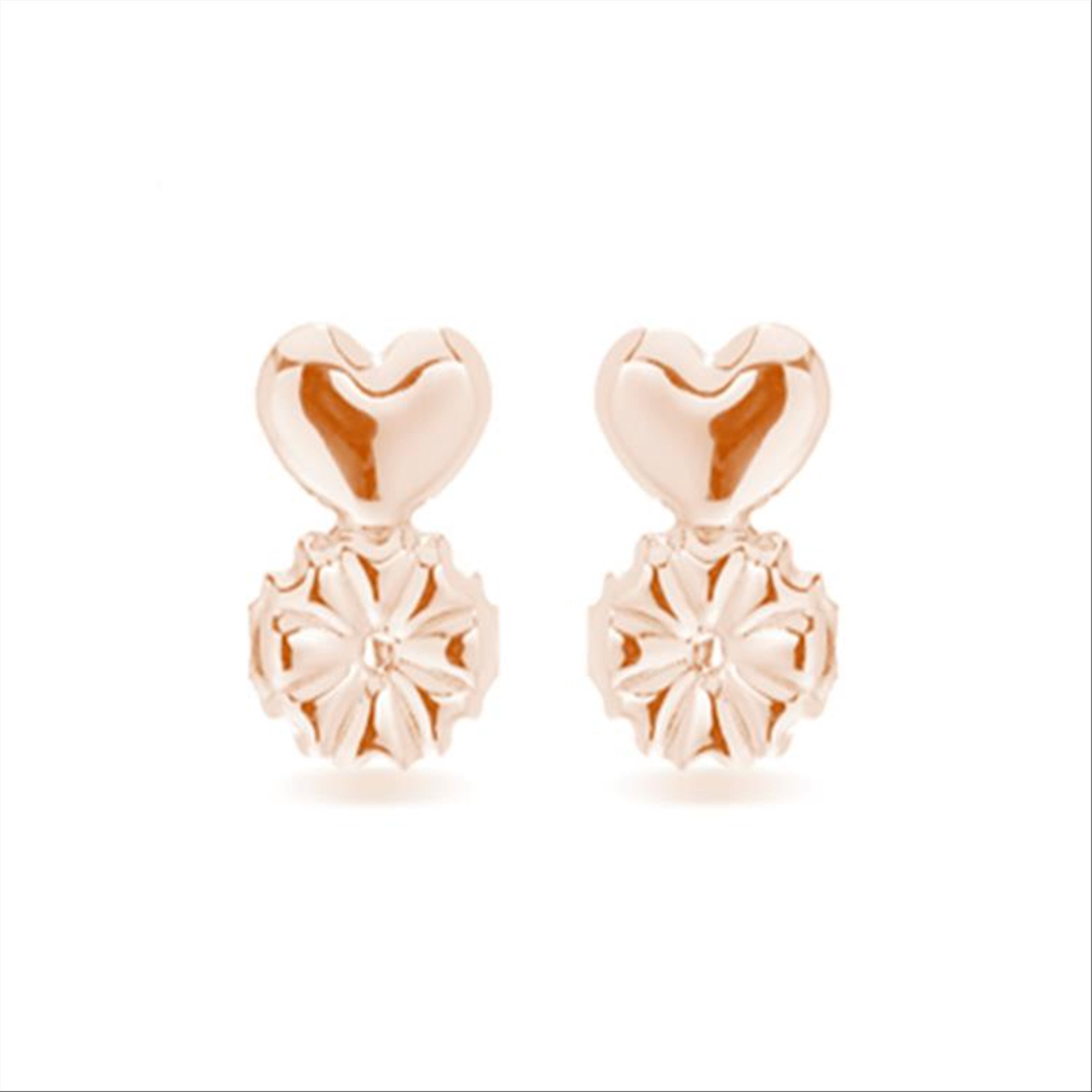 18k rose gold plated - Heart