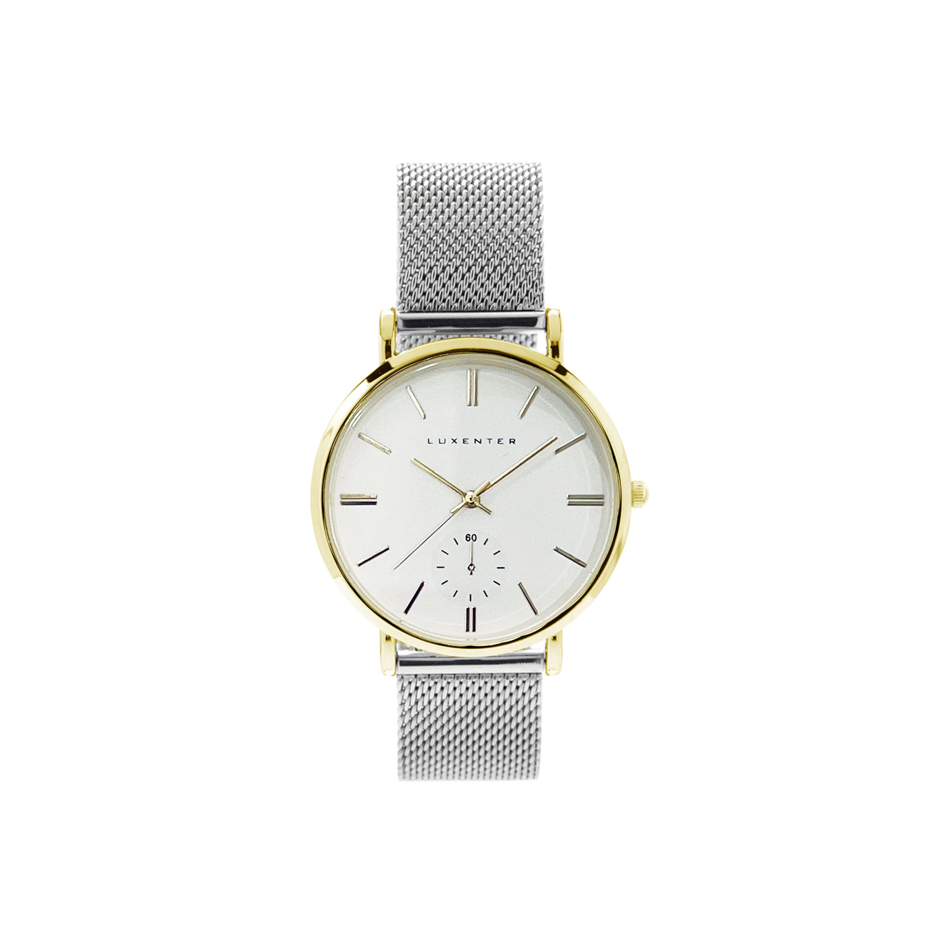 Rhodium-plated watch - Nerak