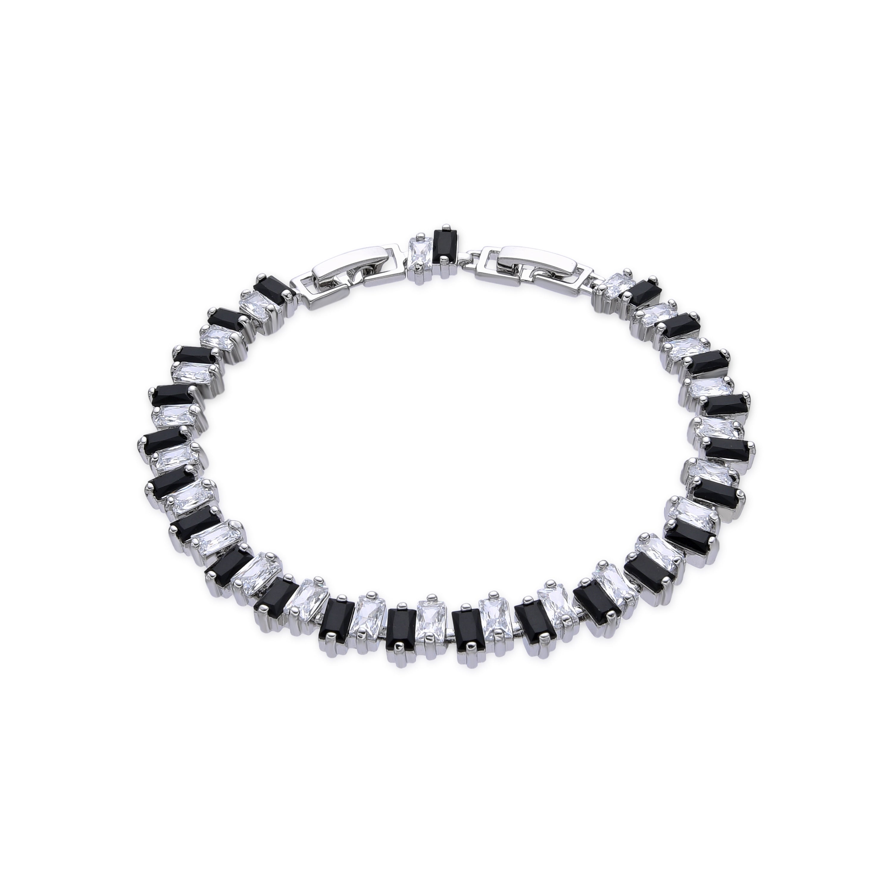Silver-plated bracelet with Multicolor Zirconia - Sifrit