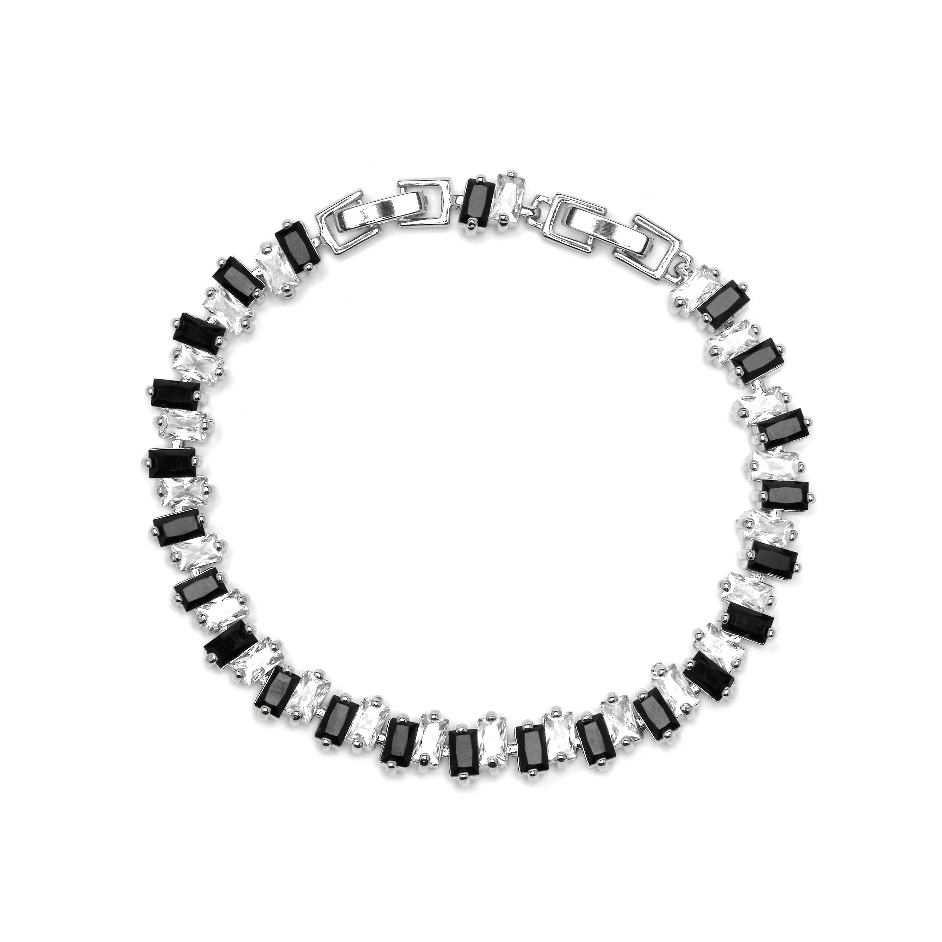 Silver-plated bracelet with Multicolor Zirconia - Sifrit