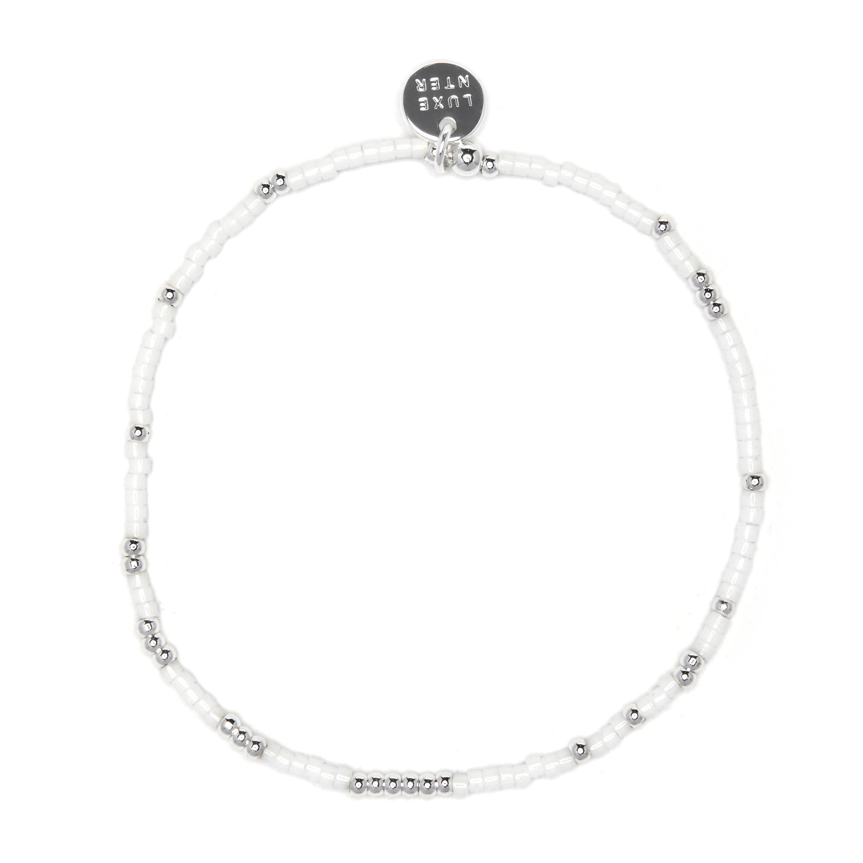 White Crystal Bracelet with 925 Sterling Silver Finish - Xanvi