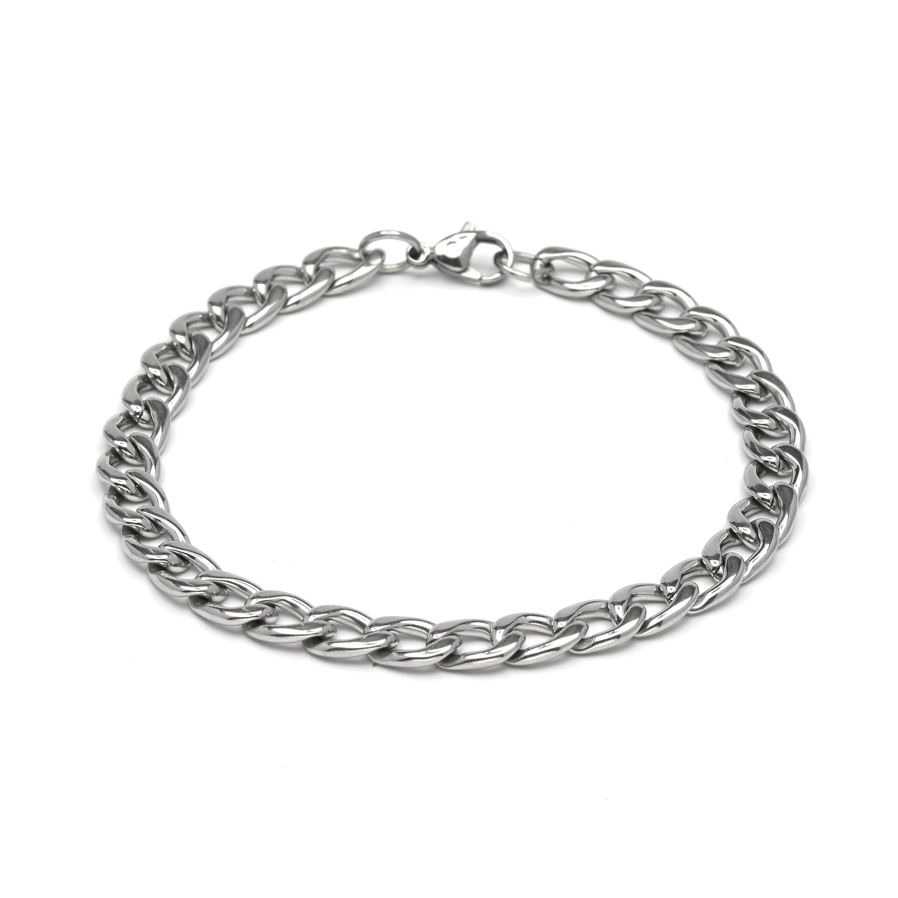 Pulsera acabado en rodio - Laeh