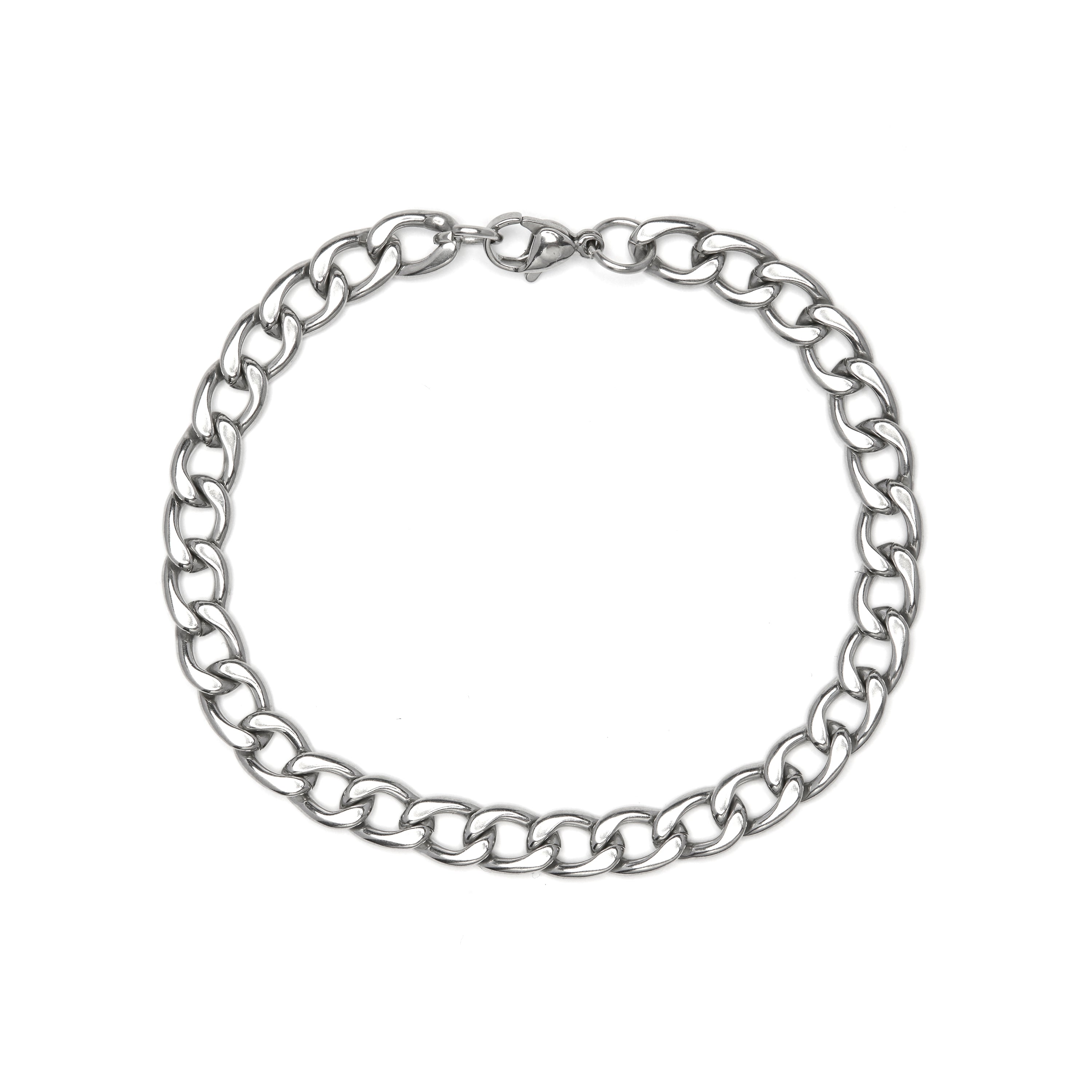 Pulsera acabado en rodio - Laeh