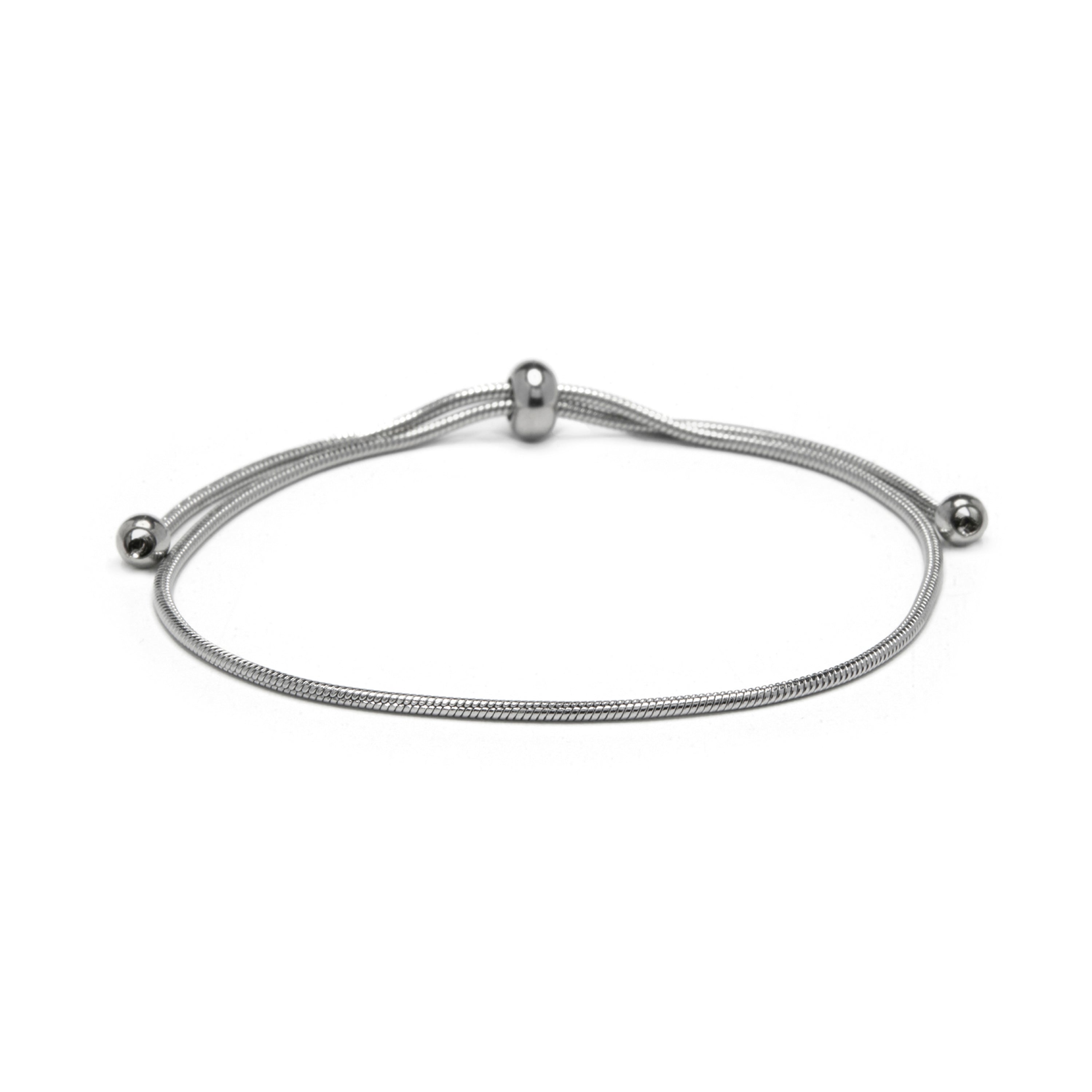 Rhodium-plated bracelet - Liwani