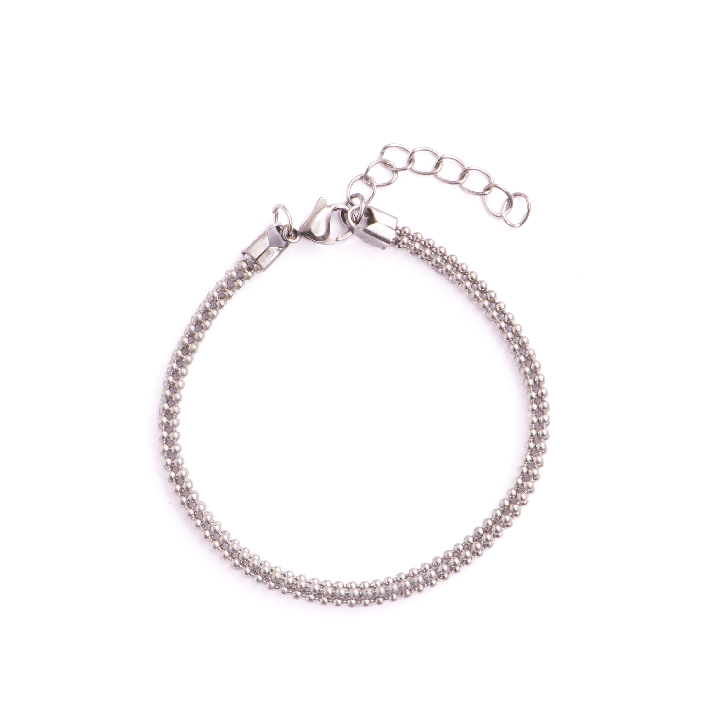 Rhodium-plated bracelet - Dahdan