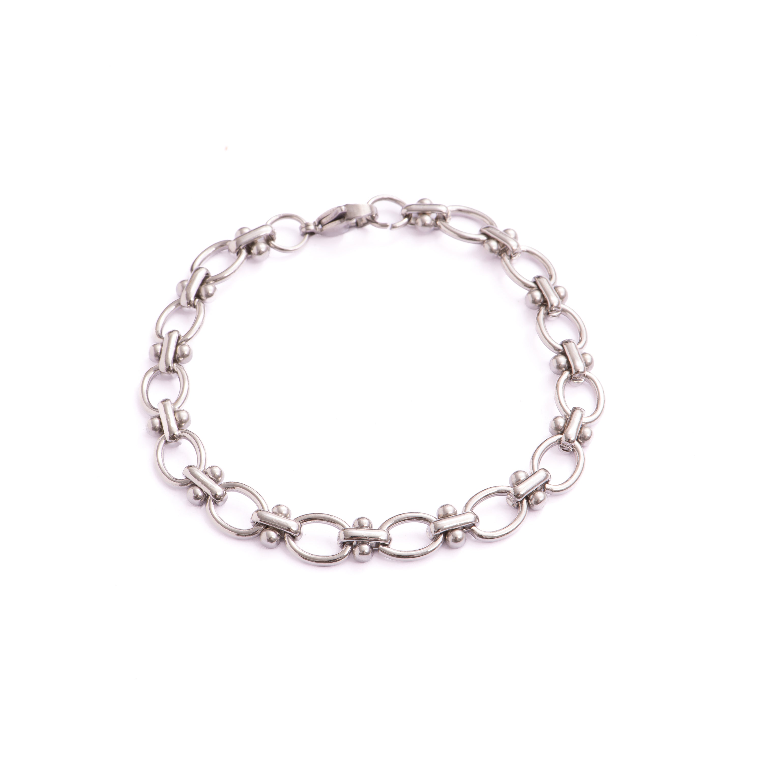 Rhodium-plated bracelet - Balil