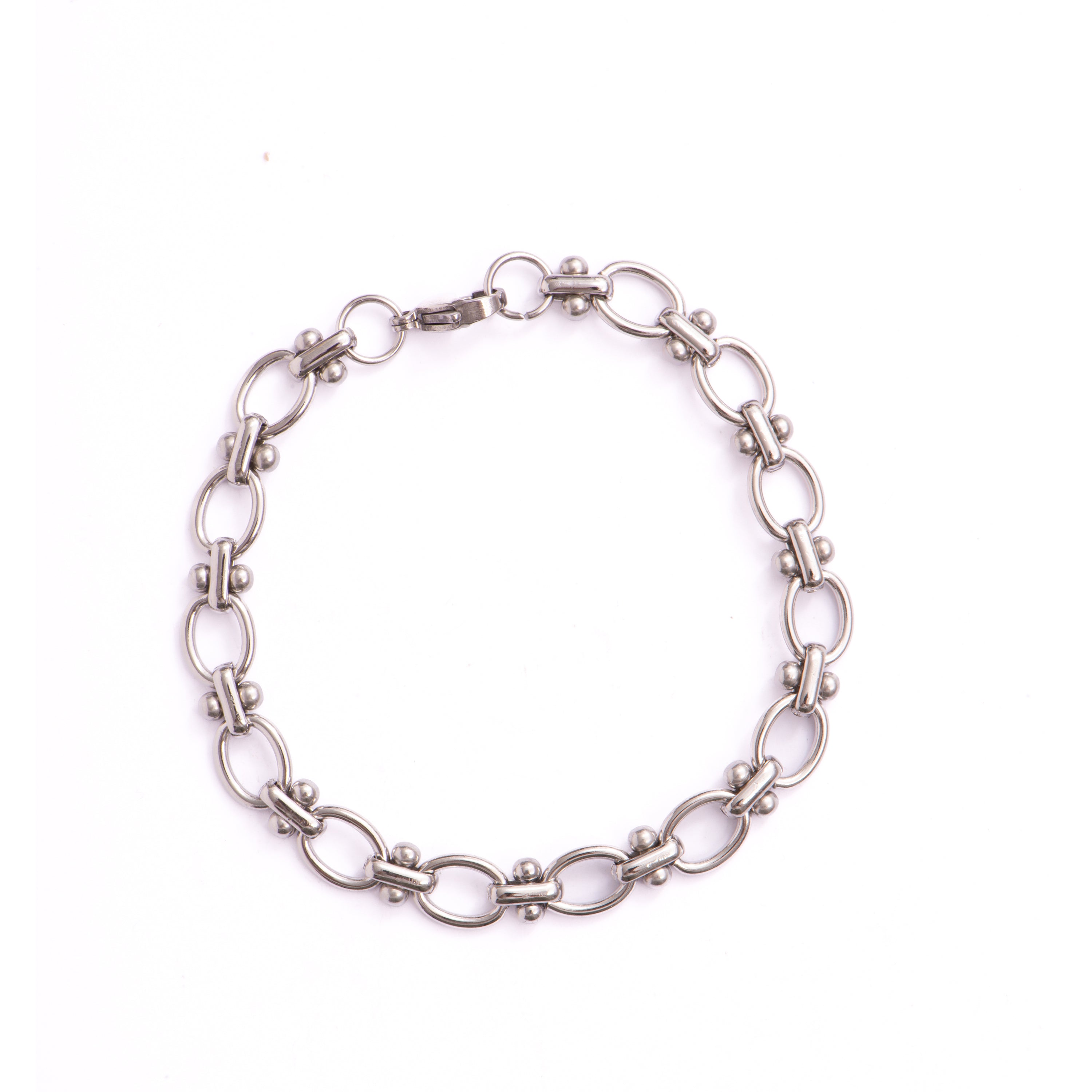 Rhodium-plated bracelet - Balil