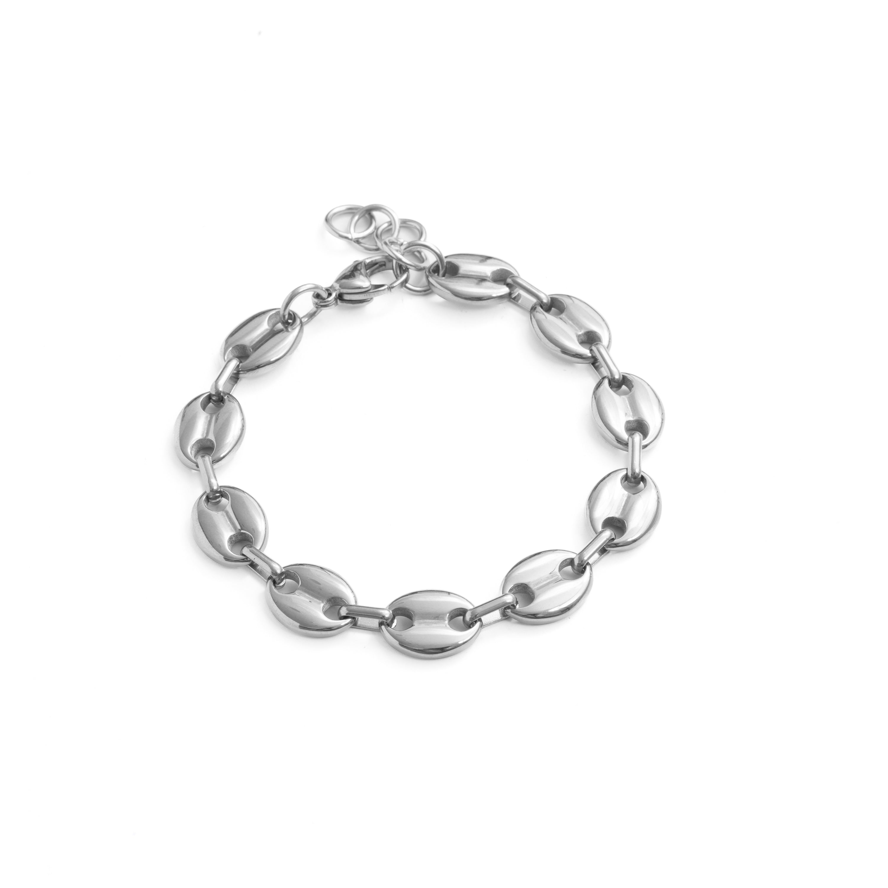 Rhodium-plated bracelet - Forbek