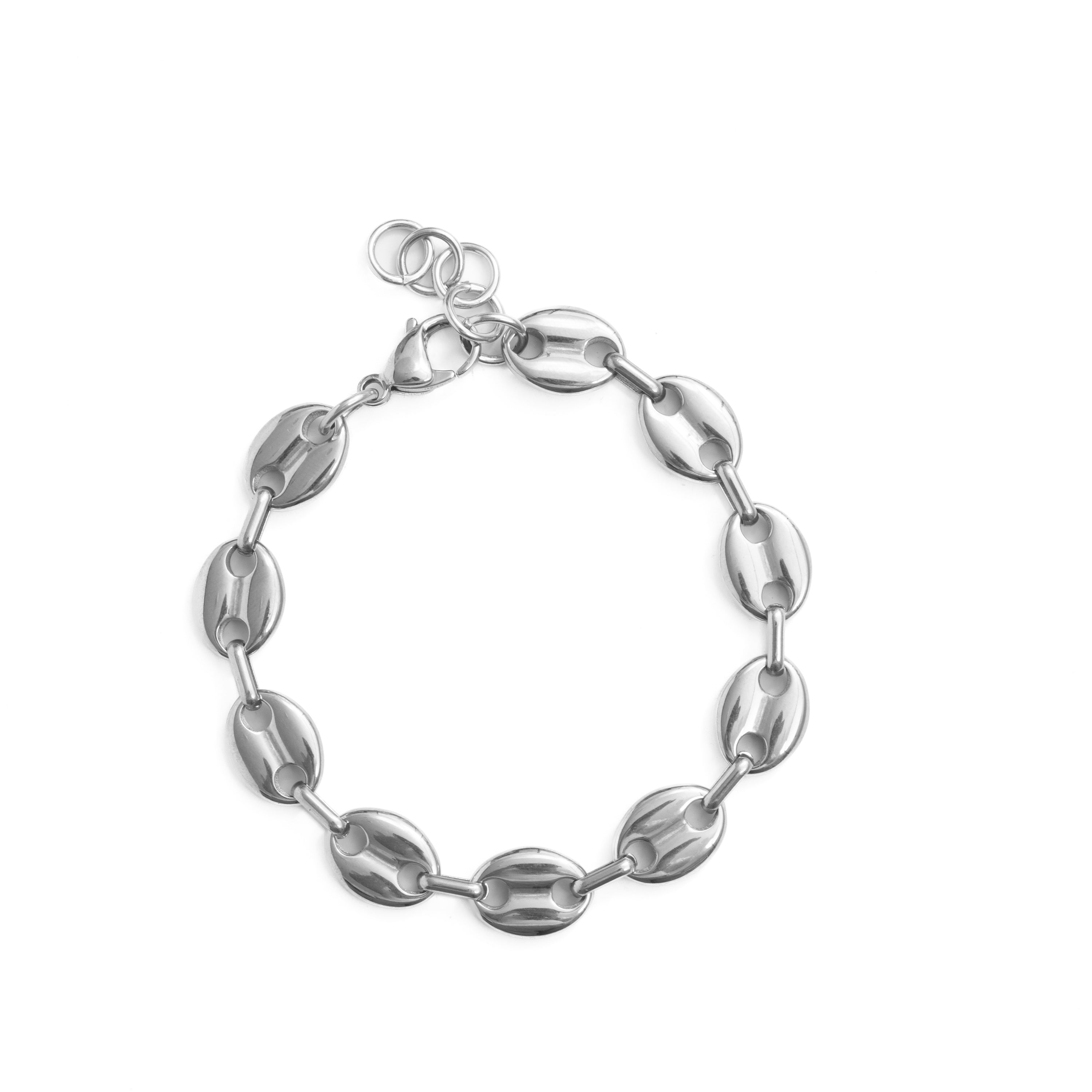 Rhodium-plated bracelet - Forbek