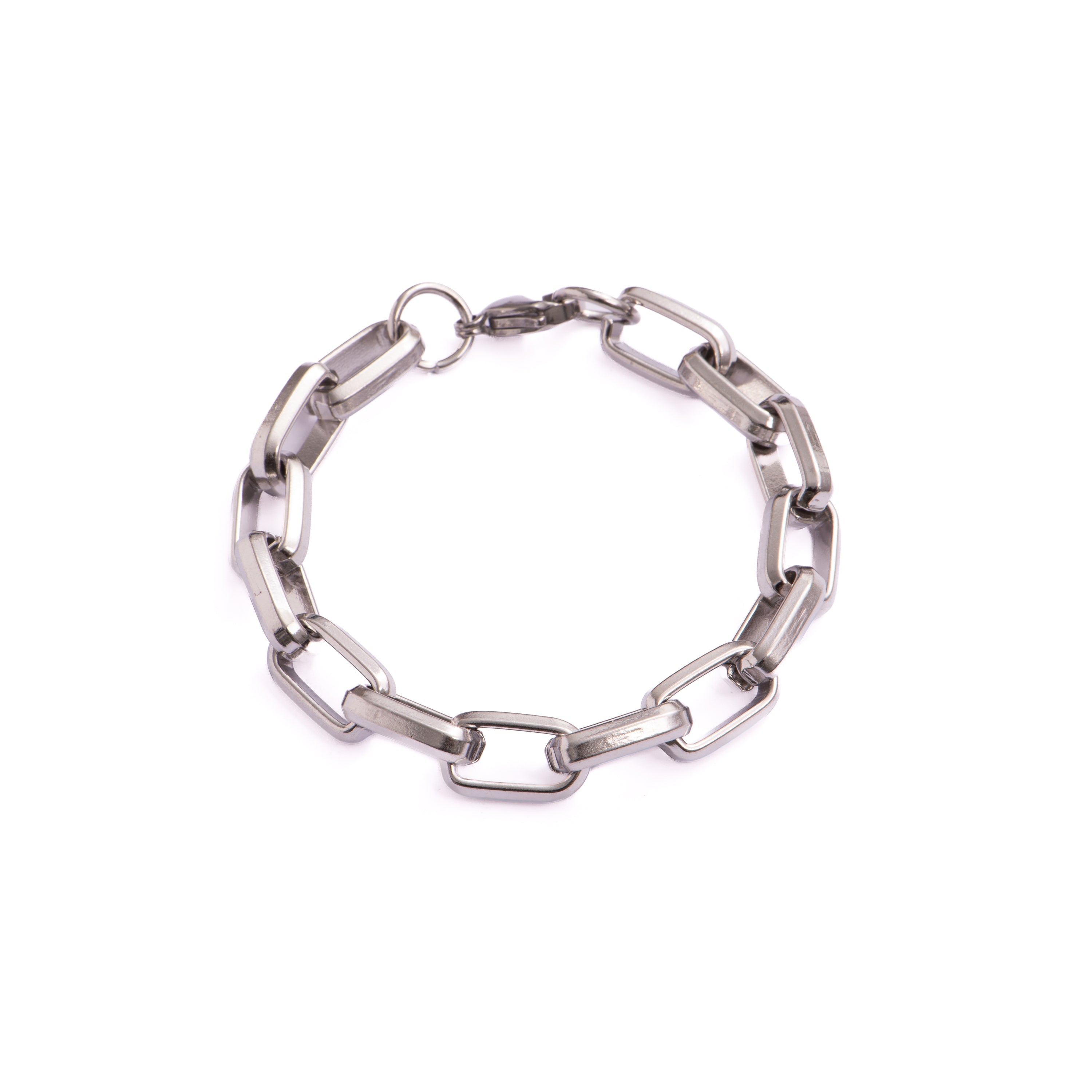 Rhodium-plated bracelet - Hexlo