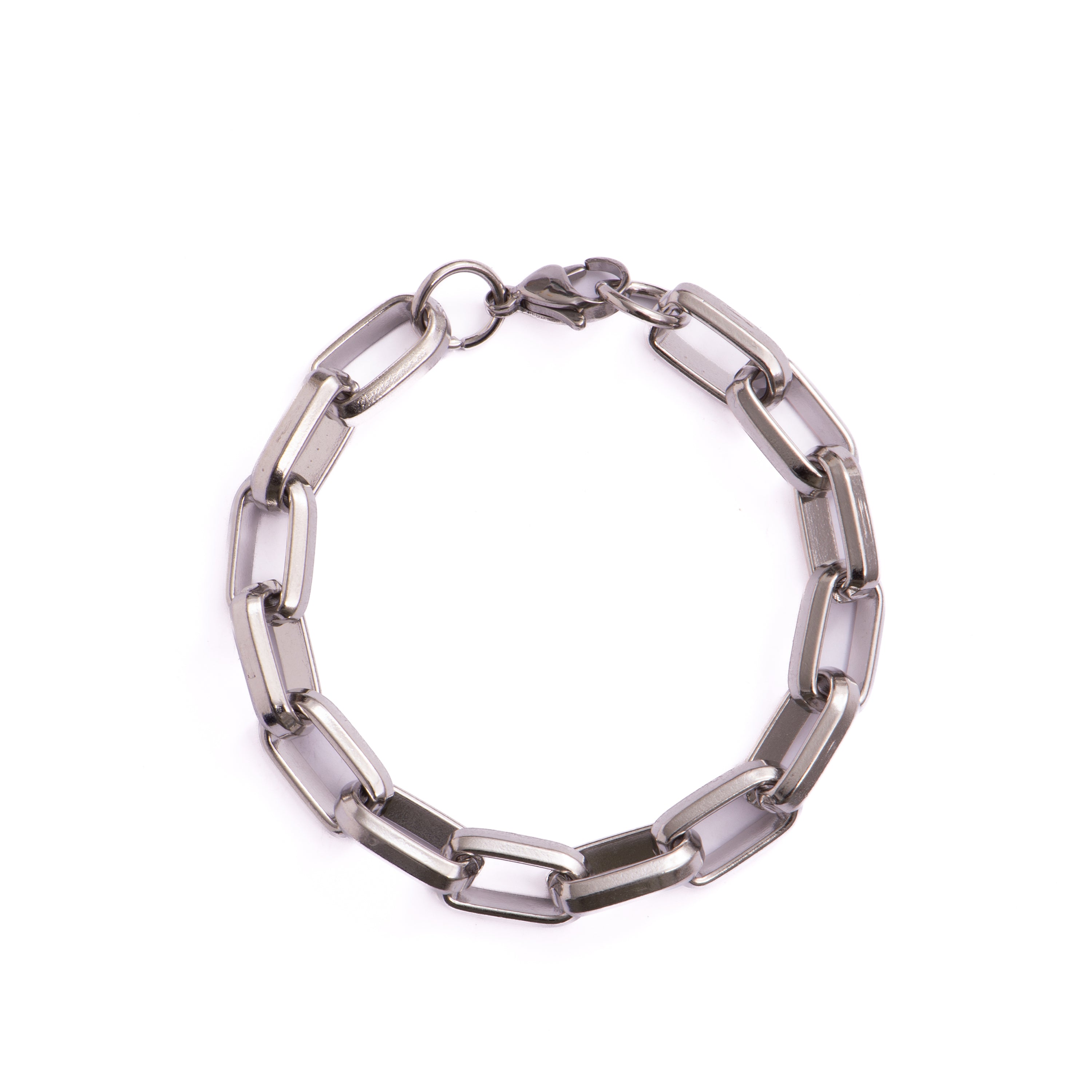 Rhodium-plated bracelet - Hexlo