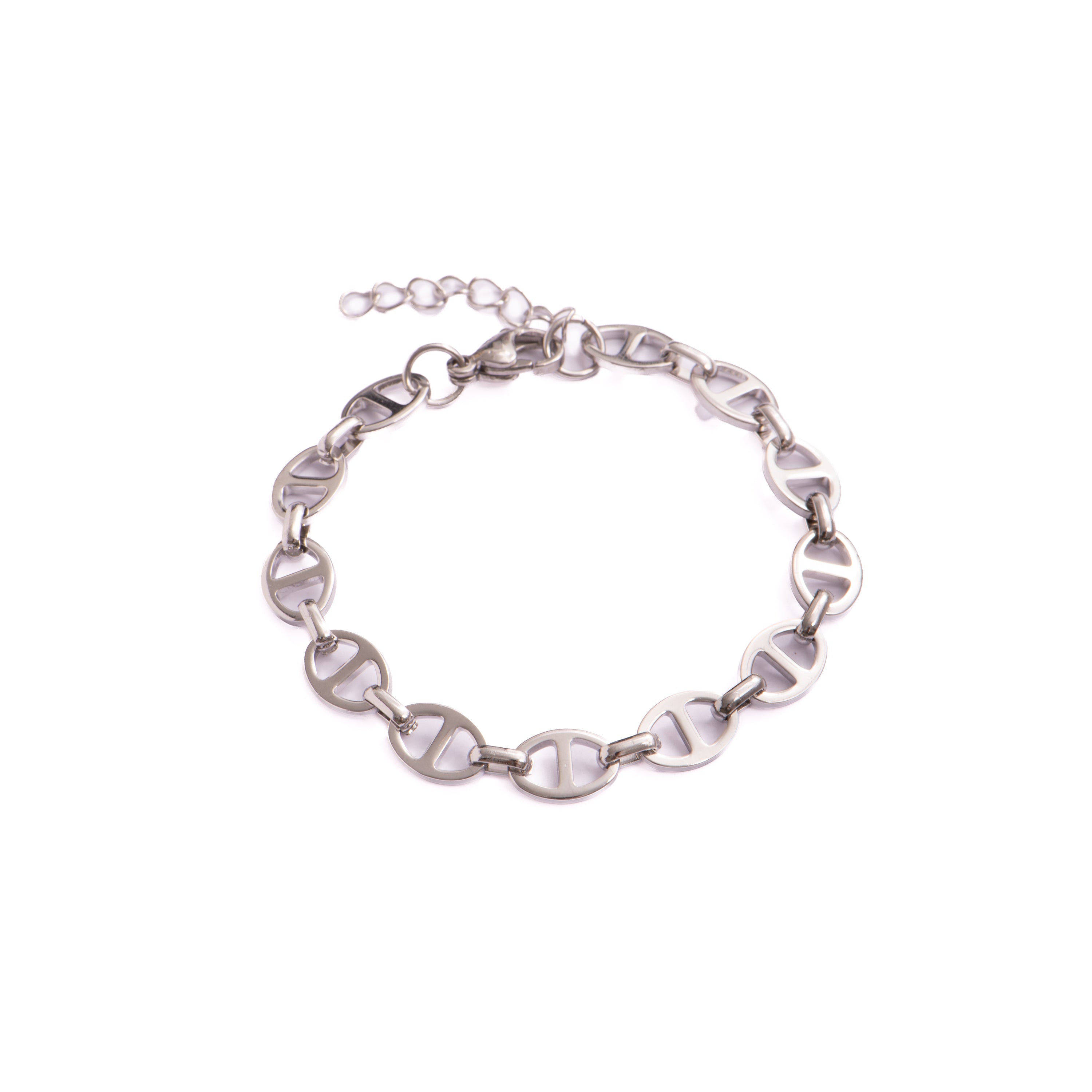 Rhodium-plated bracelet - Kisa