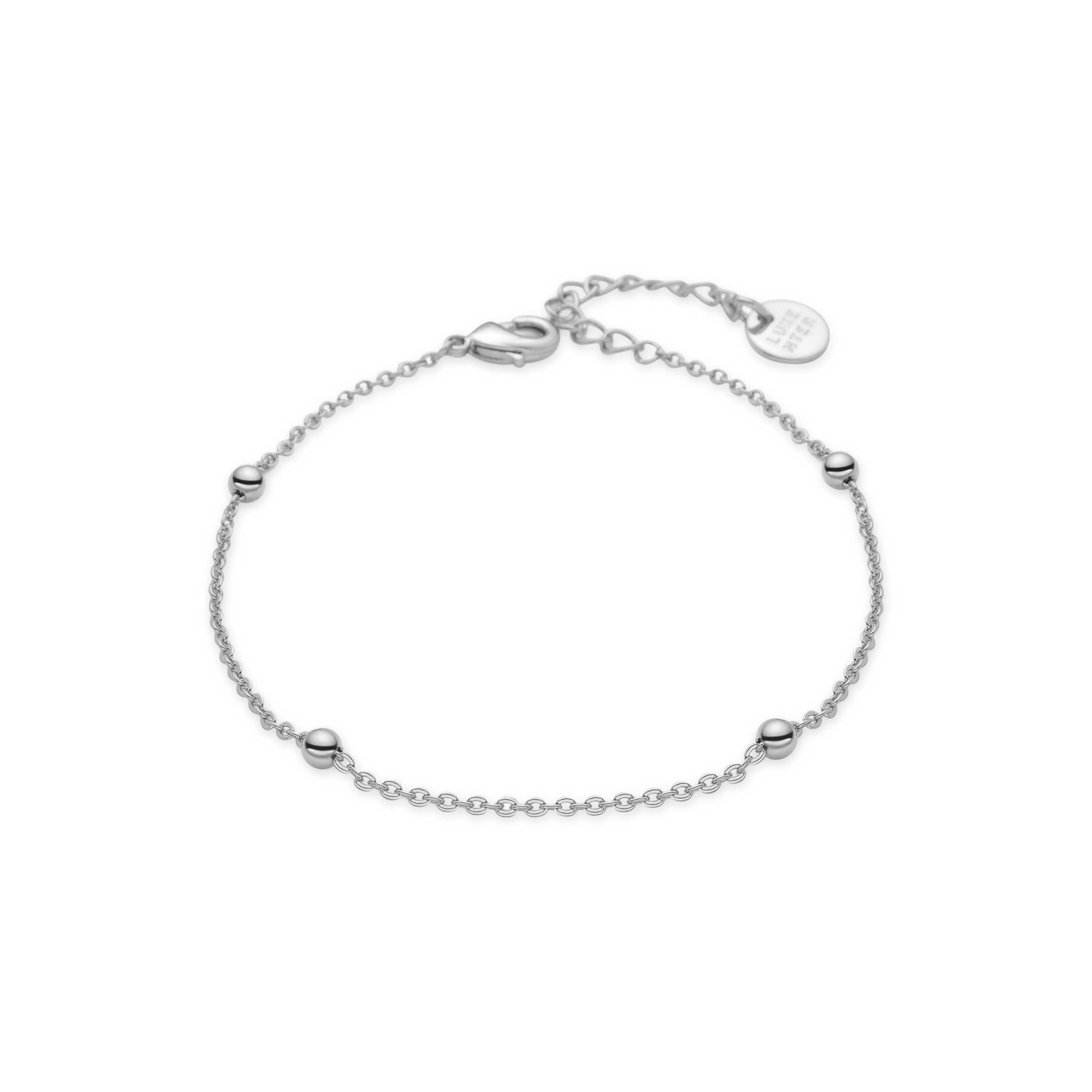 Rhodium-plated bracelet - Liydat
