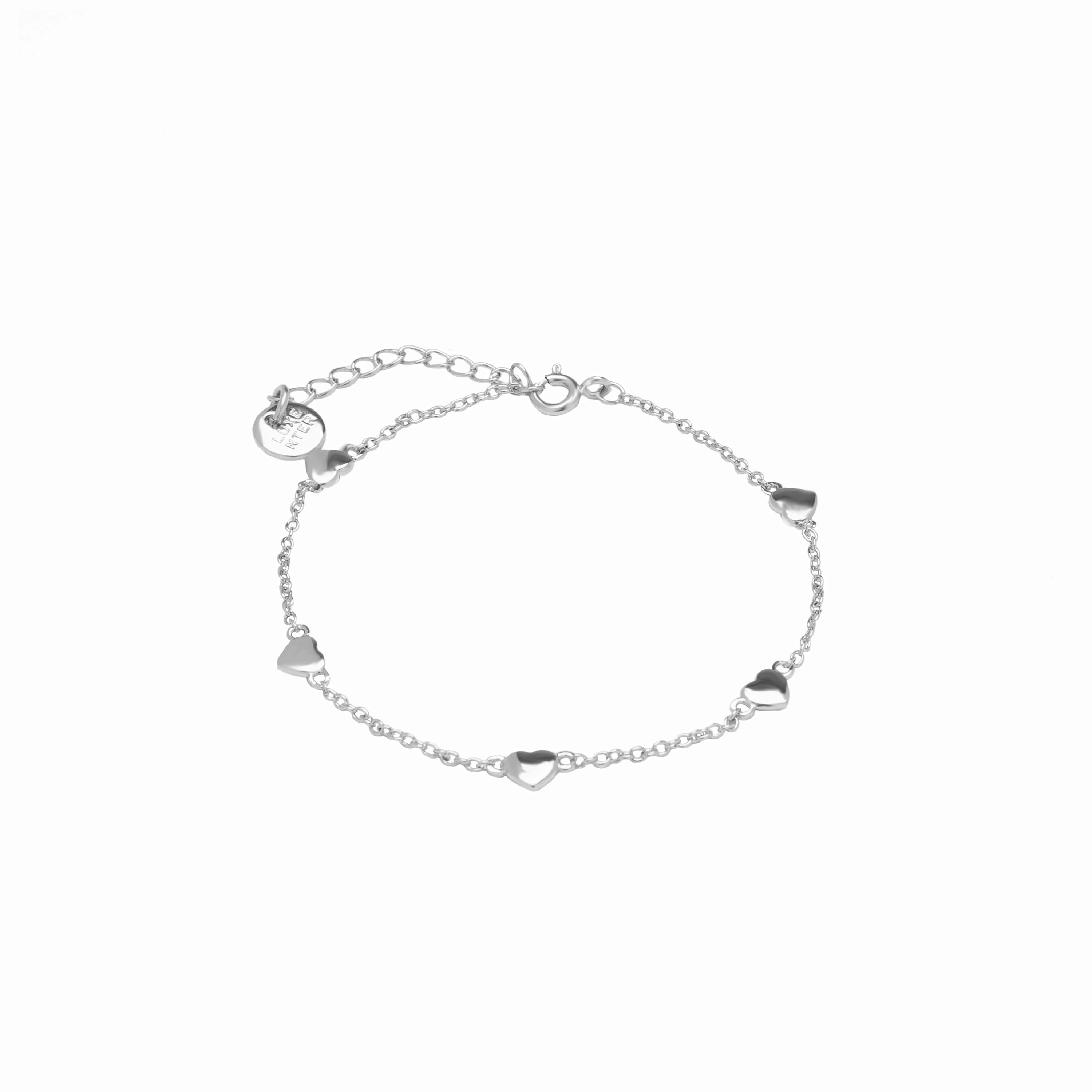 Rhodium-plated bracelet - Moham