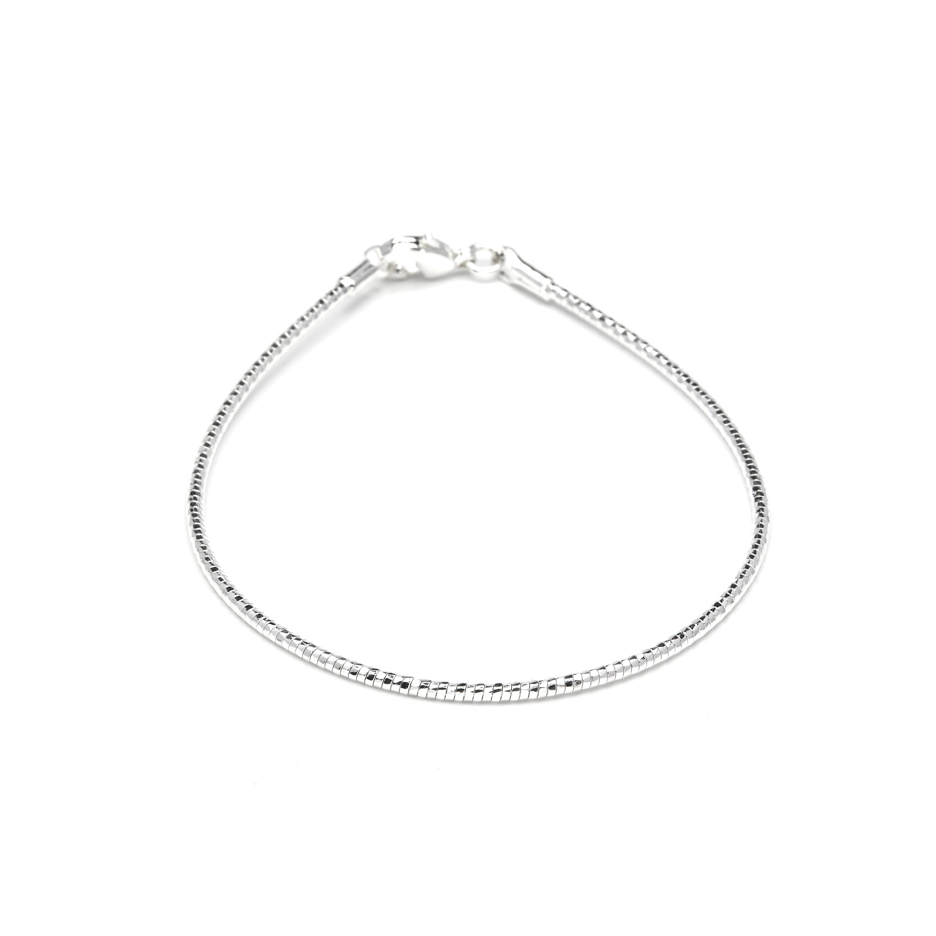 Rhodium-plated bracelet - Nui