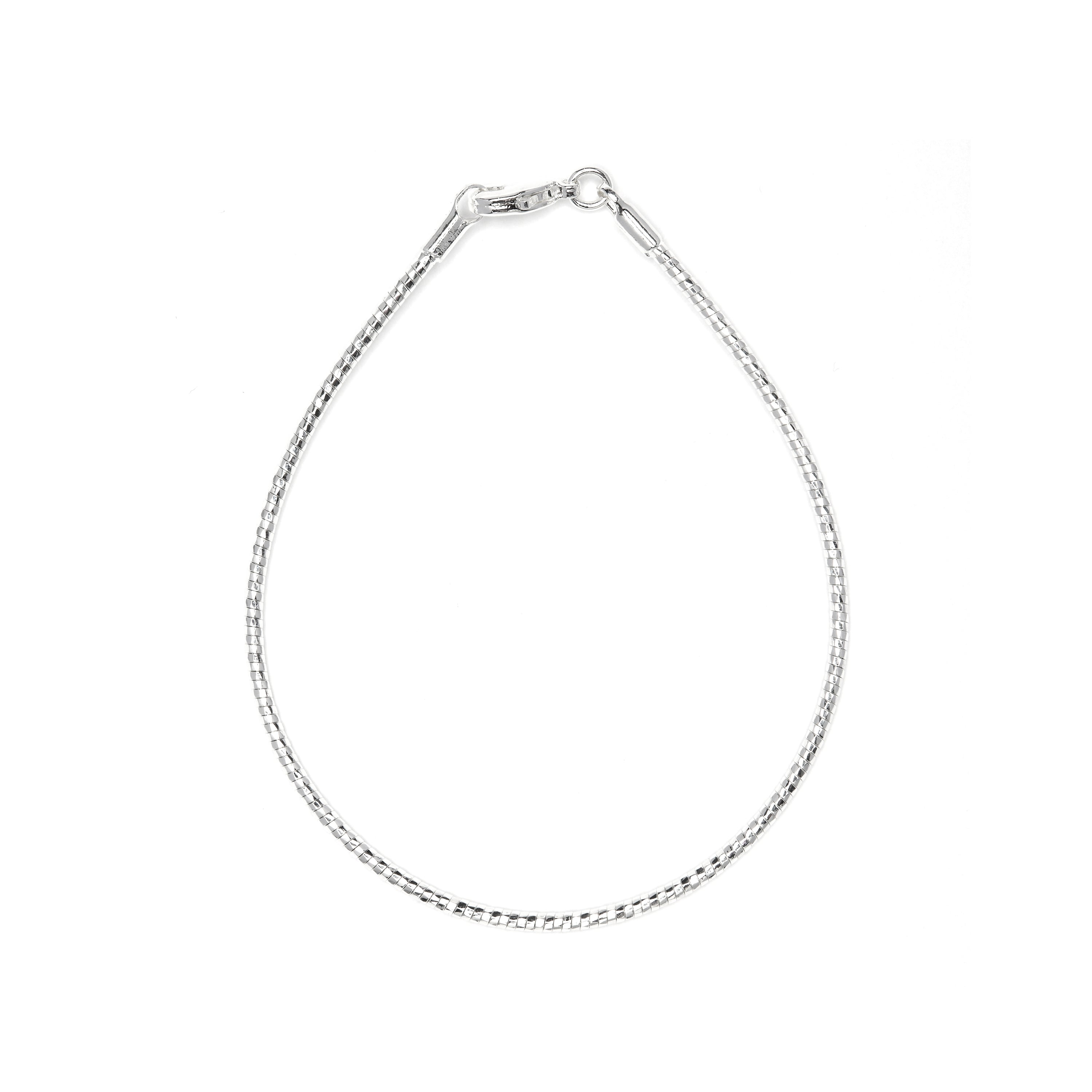 Rhodium-plated bracelet - Nui