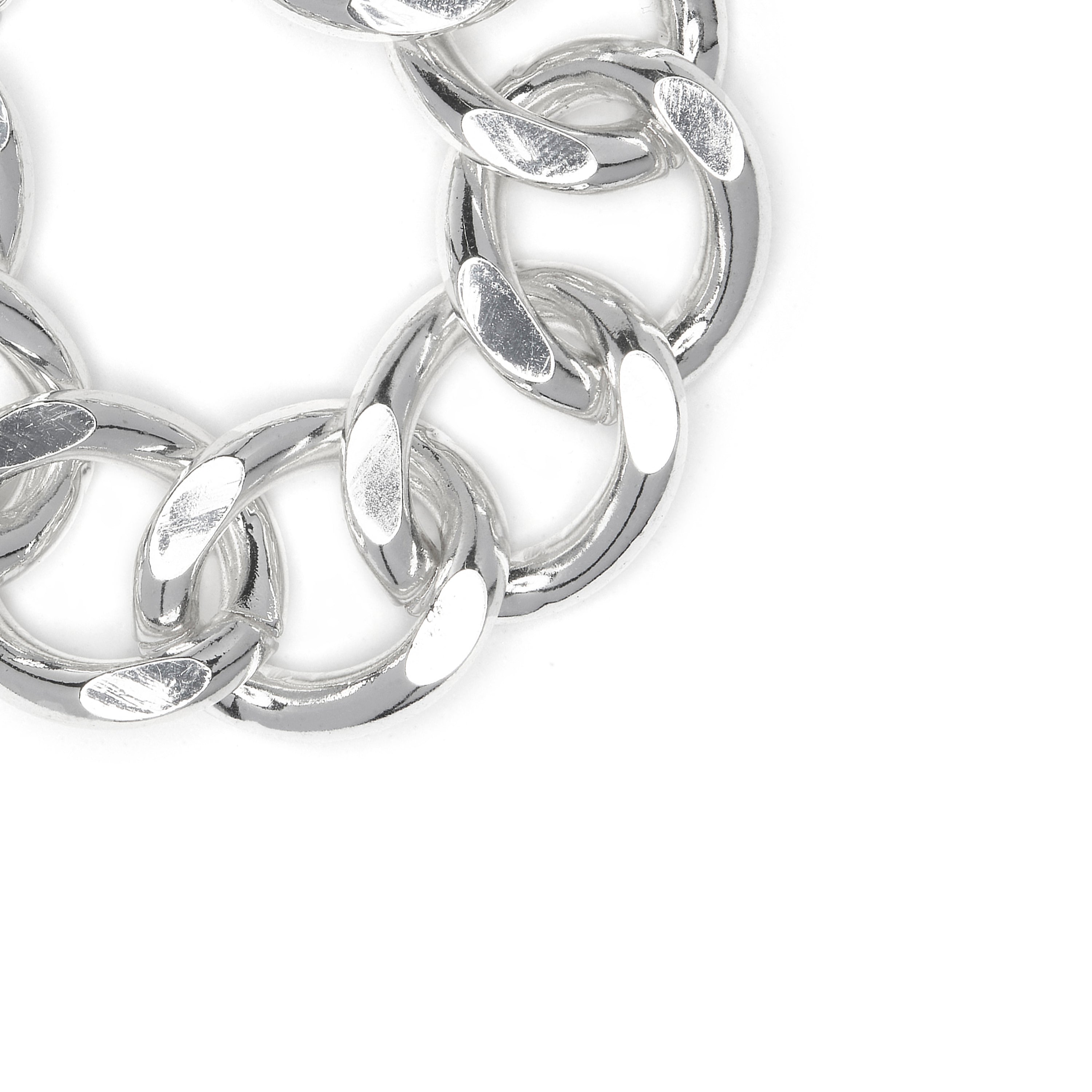 Rhodium-plated bracelet - Moba